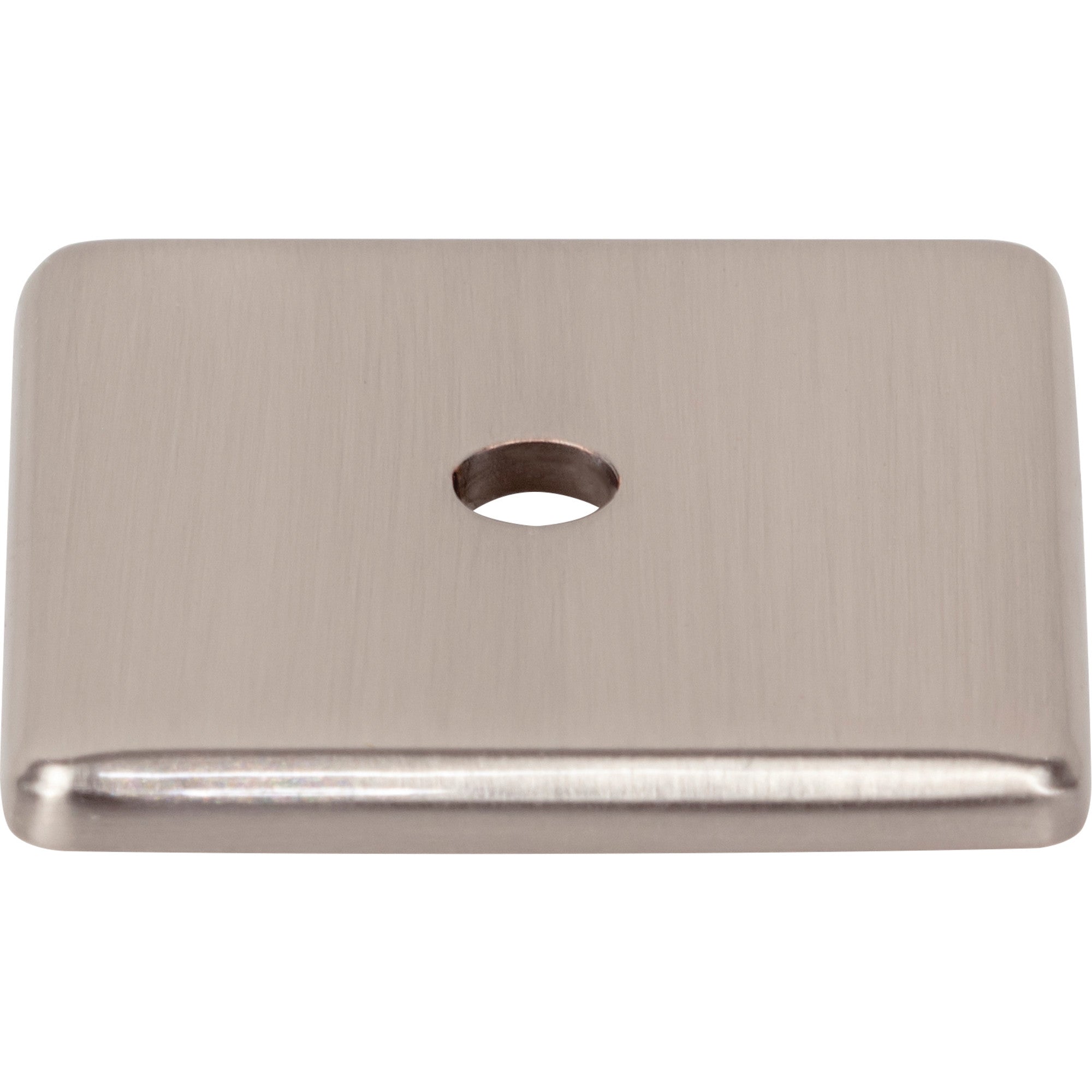 Radcliffe Knob Backplate - Brushed Satin Nickel