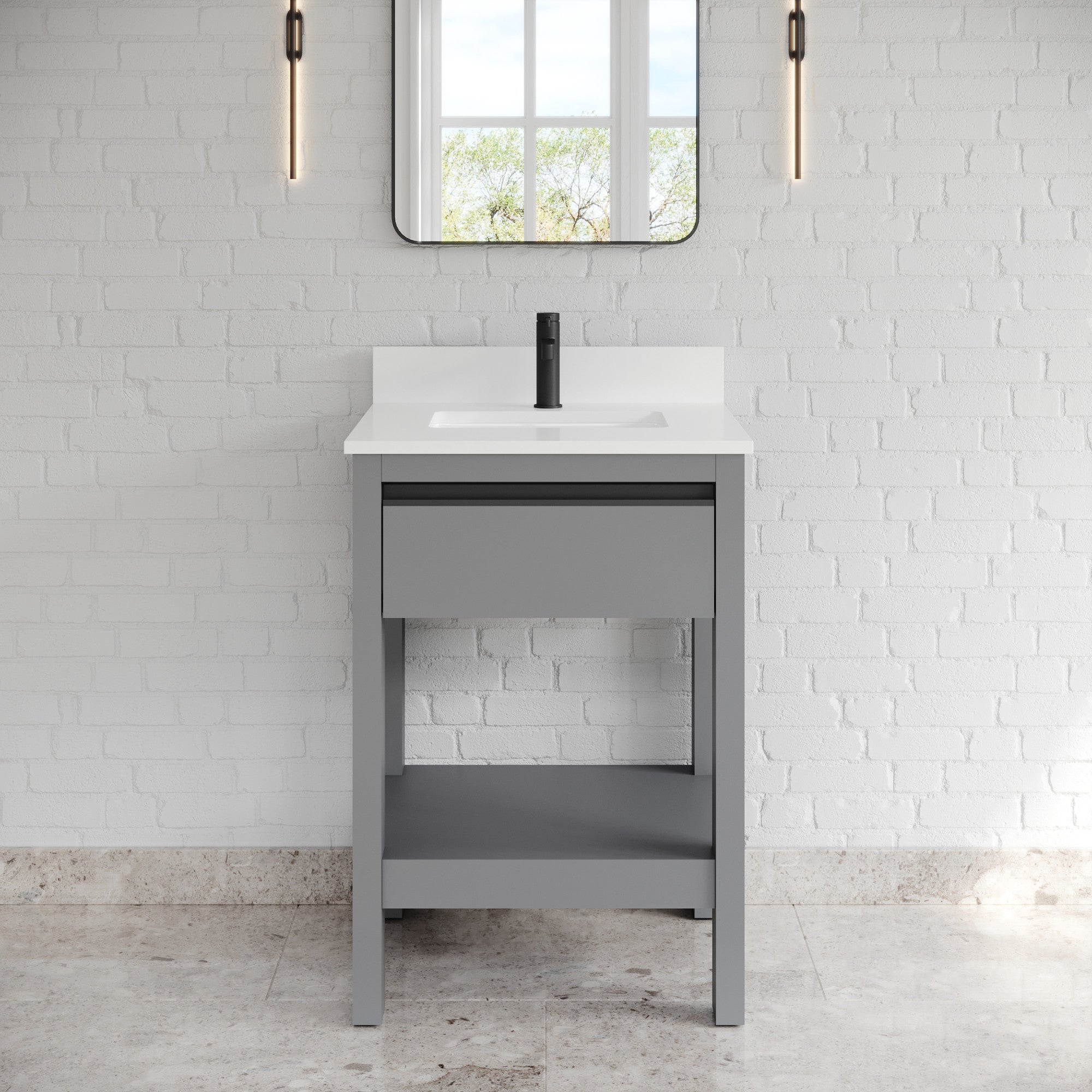 24" Jubilee Vanity – Grey