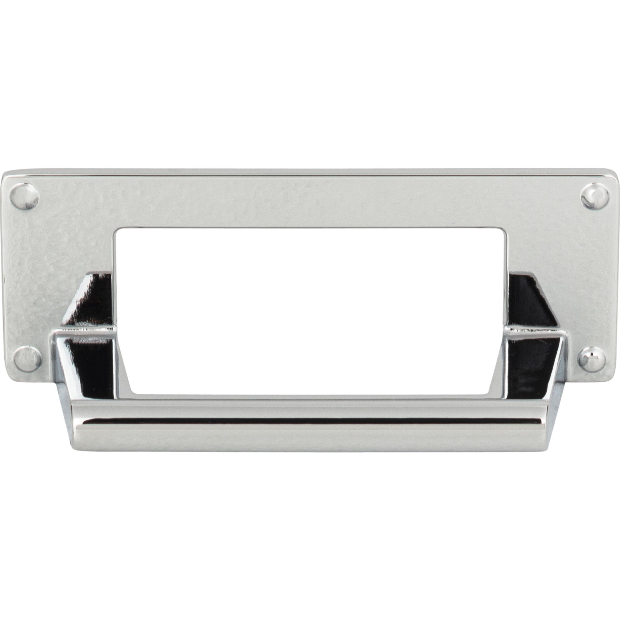 Bradbury Cup/Bin Pull - Polished Chrome