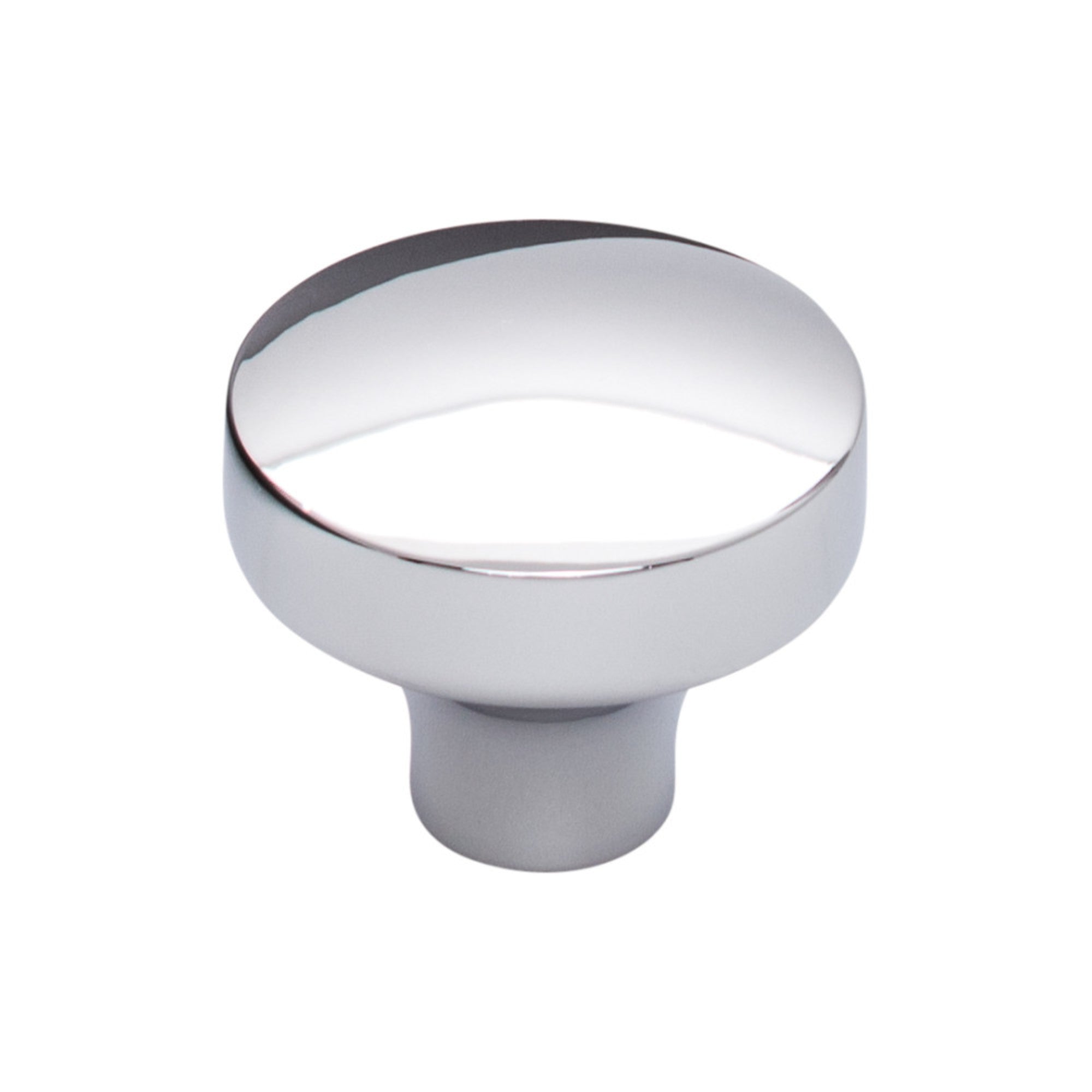 Kinney 1 1/2" Diameter Round Knob - Polished Chrome