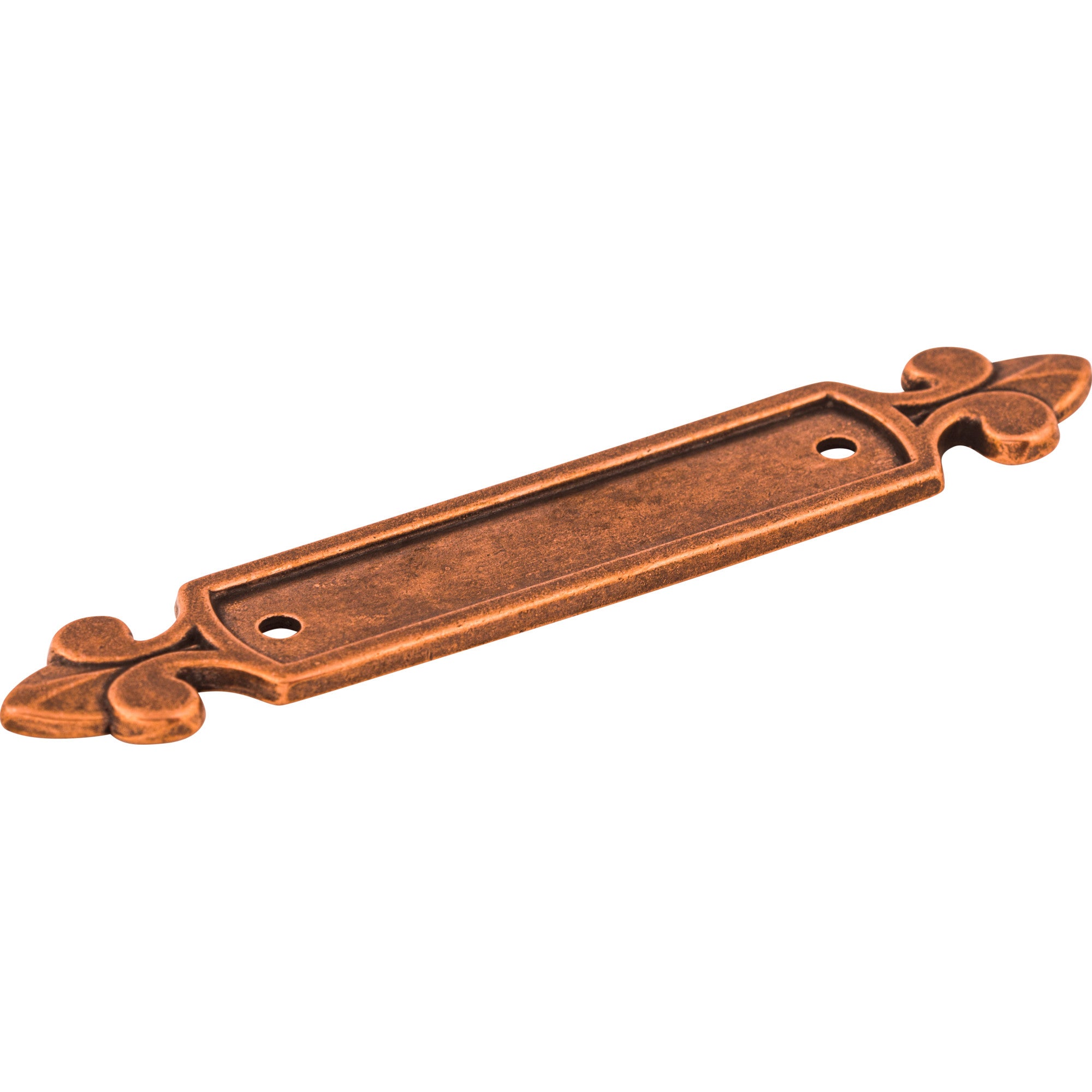 Dover Backplate 2 1/2" Center to Center Pull Backplate - Old English Copper