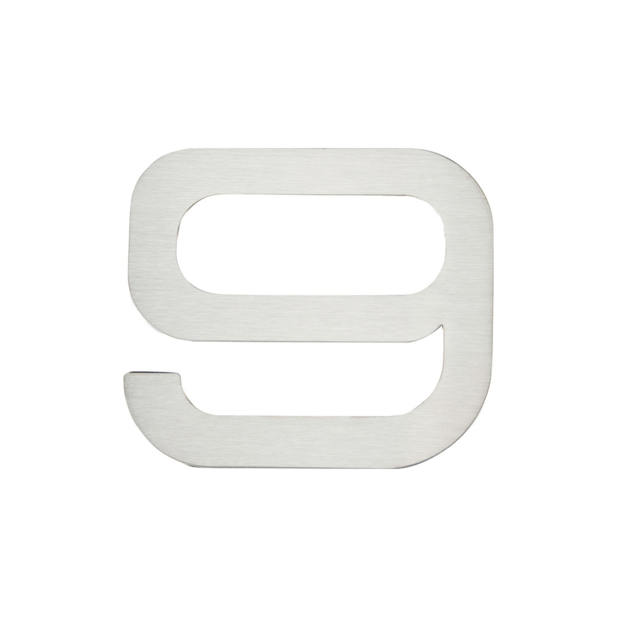 Paragon 4" H  House Number - Stainless Steel