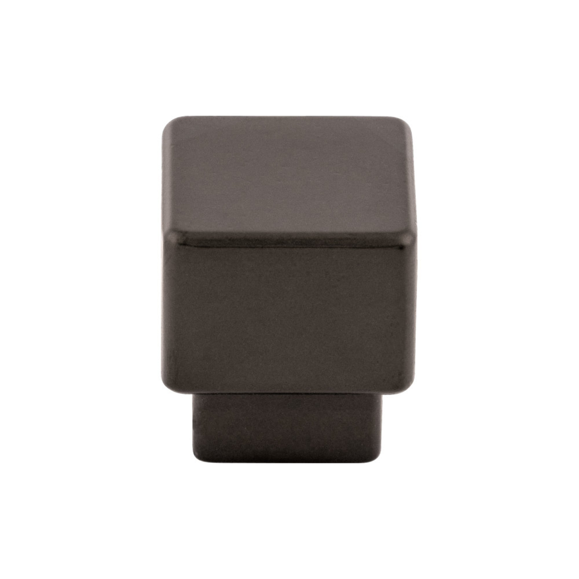 Tapered 1" Length Square Knob - Ash Gray