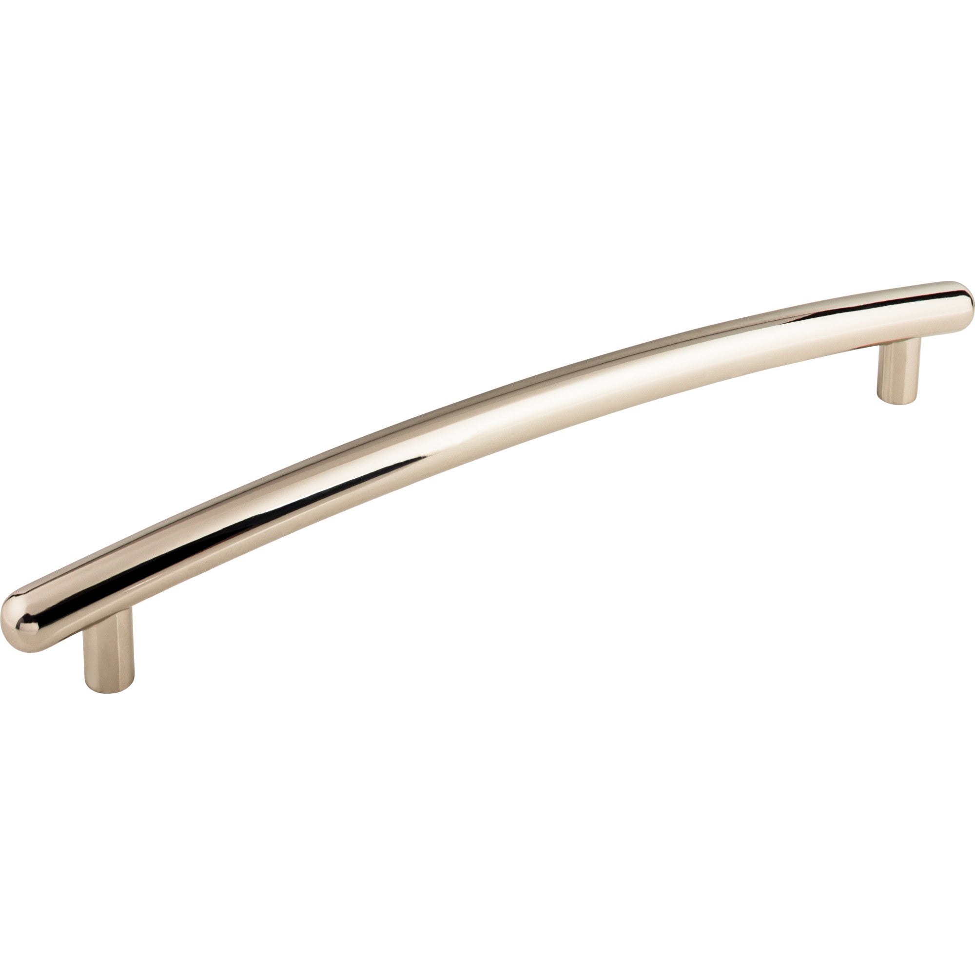 Curved 12" Center to Center Appliance Pull - Polished Nickel