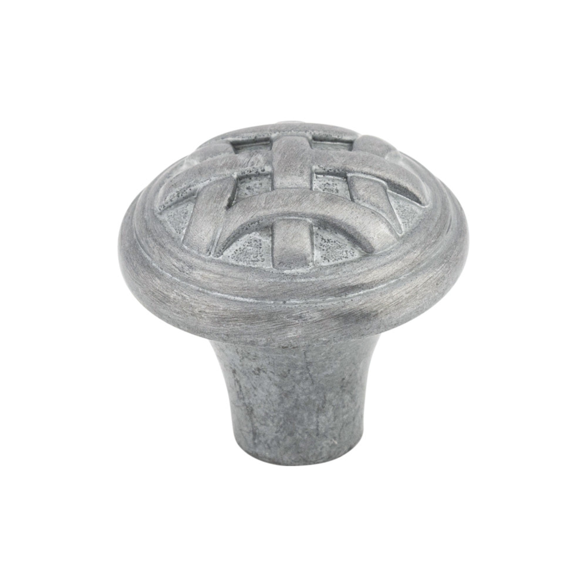 Celtic 1" Diameter Round Knob - Pewter Light