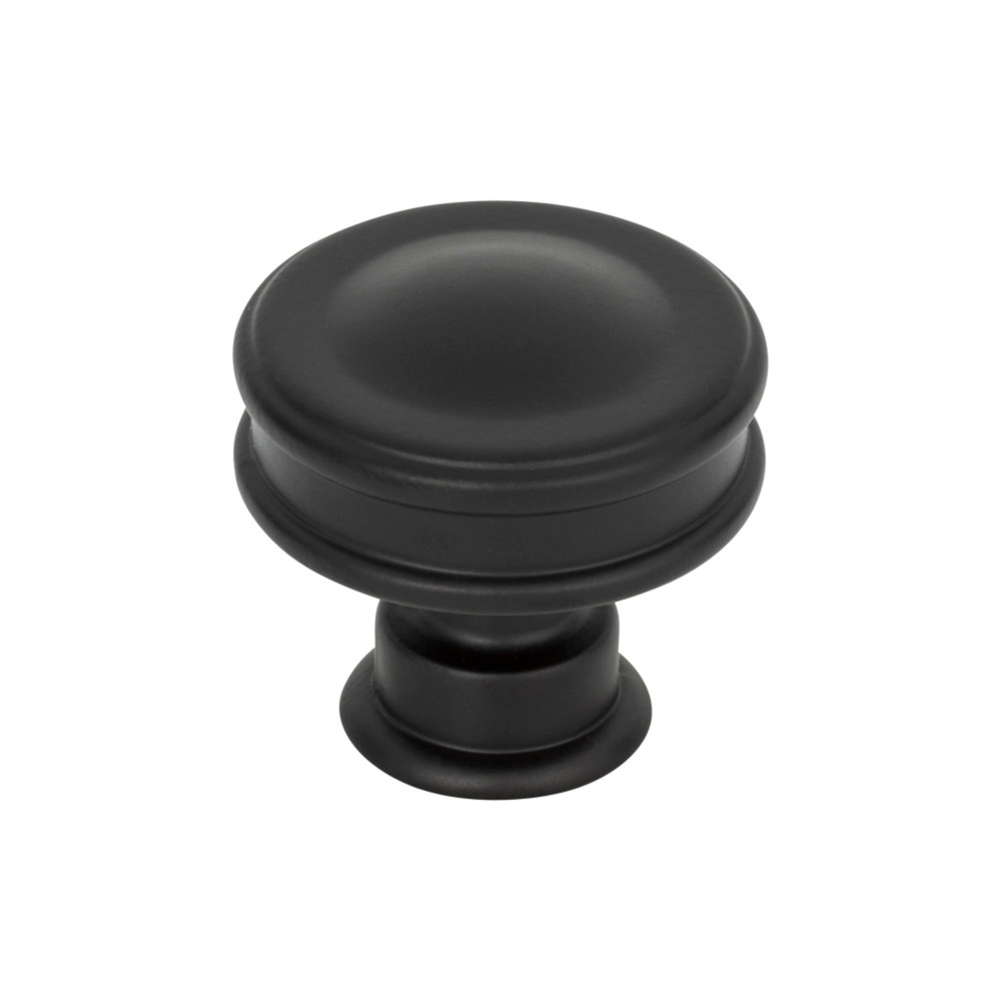Oskar Round Knob - Matte Black