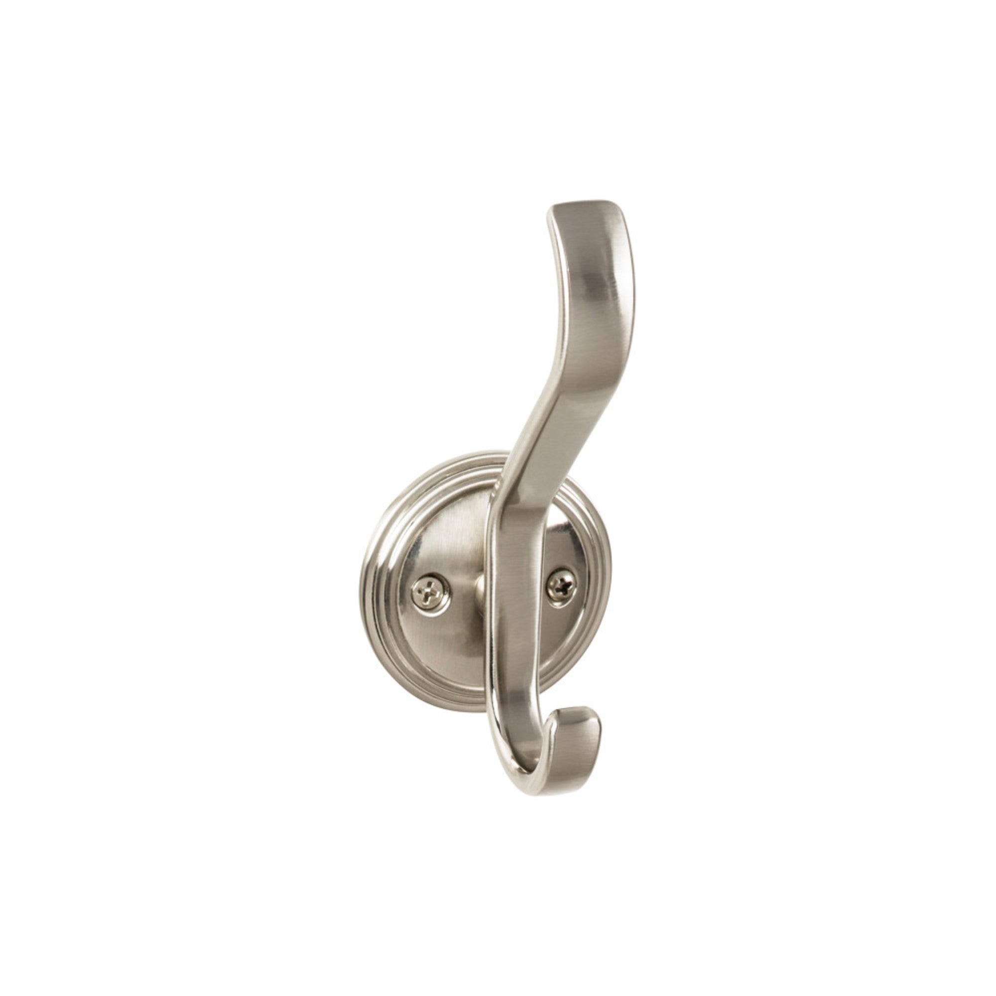 Reeded 4 11/16" Wall Hooks - Brushed Satin Nickel