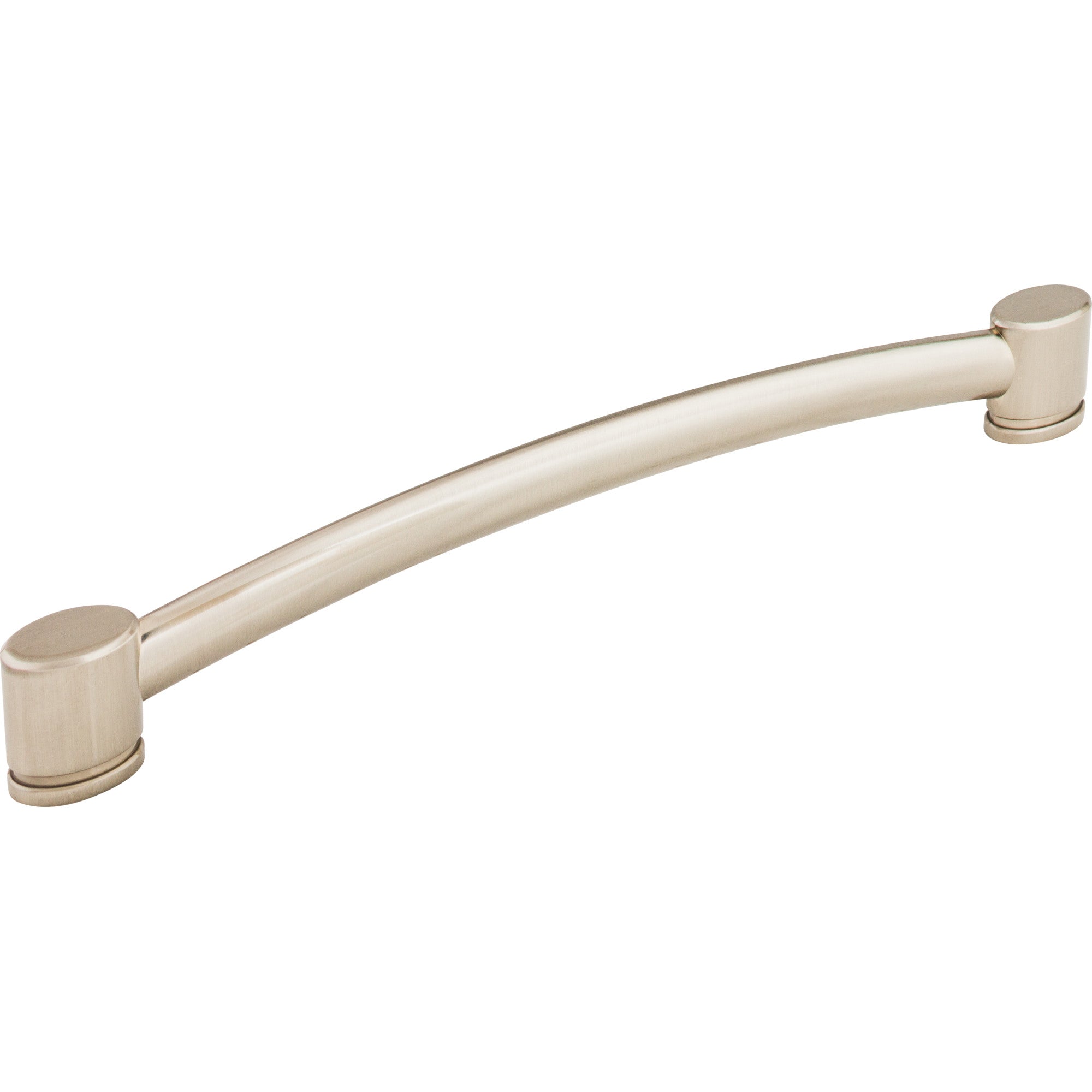Oval Thin 12" Center to Center Appliance Pull - Brushed Satin Nickel
