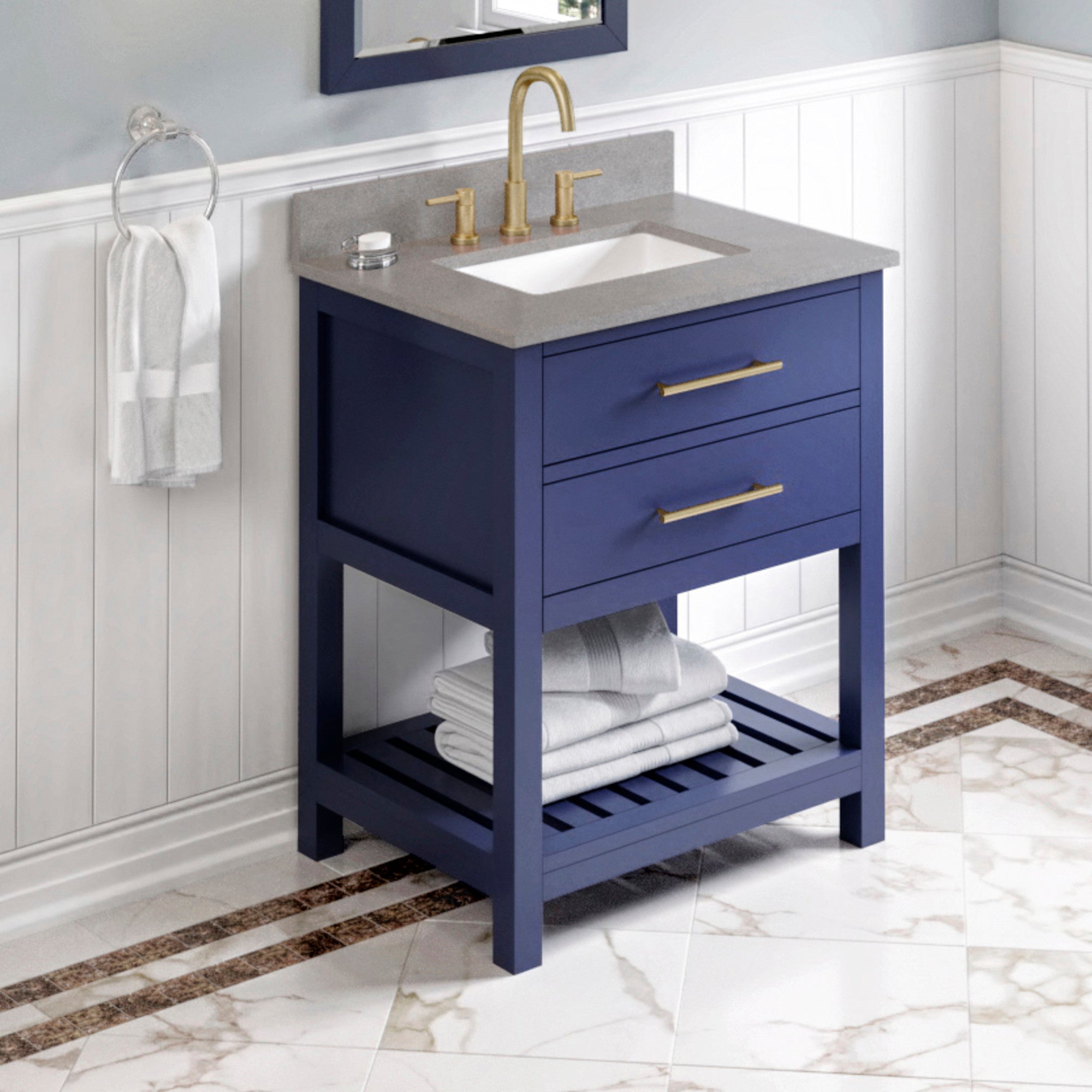 30" Wavecrest Vanity – Hale Blue