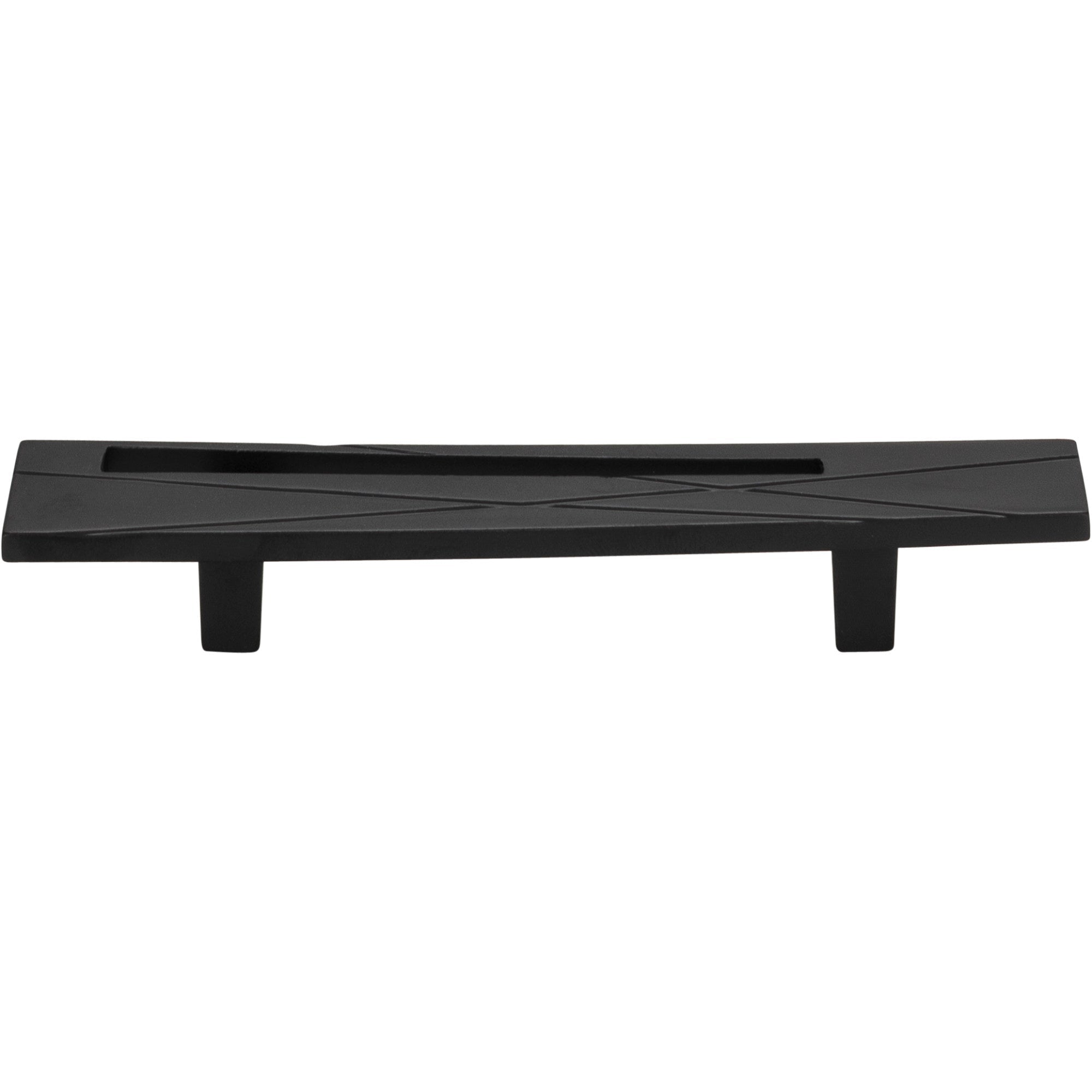 Modernist Left Bar Pull - Matte Black