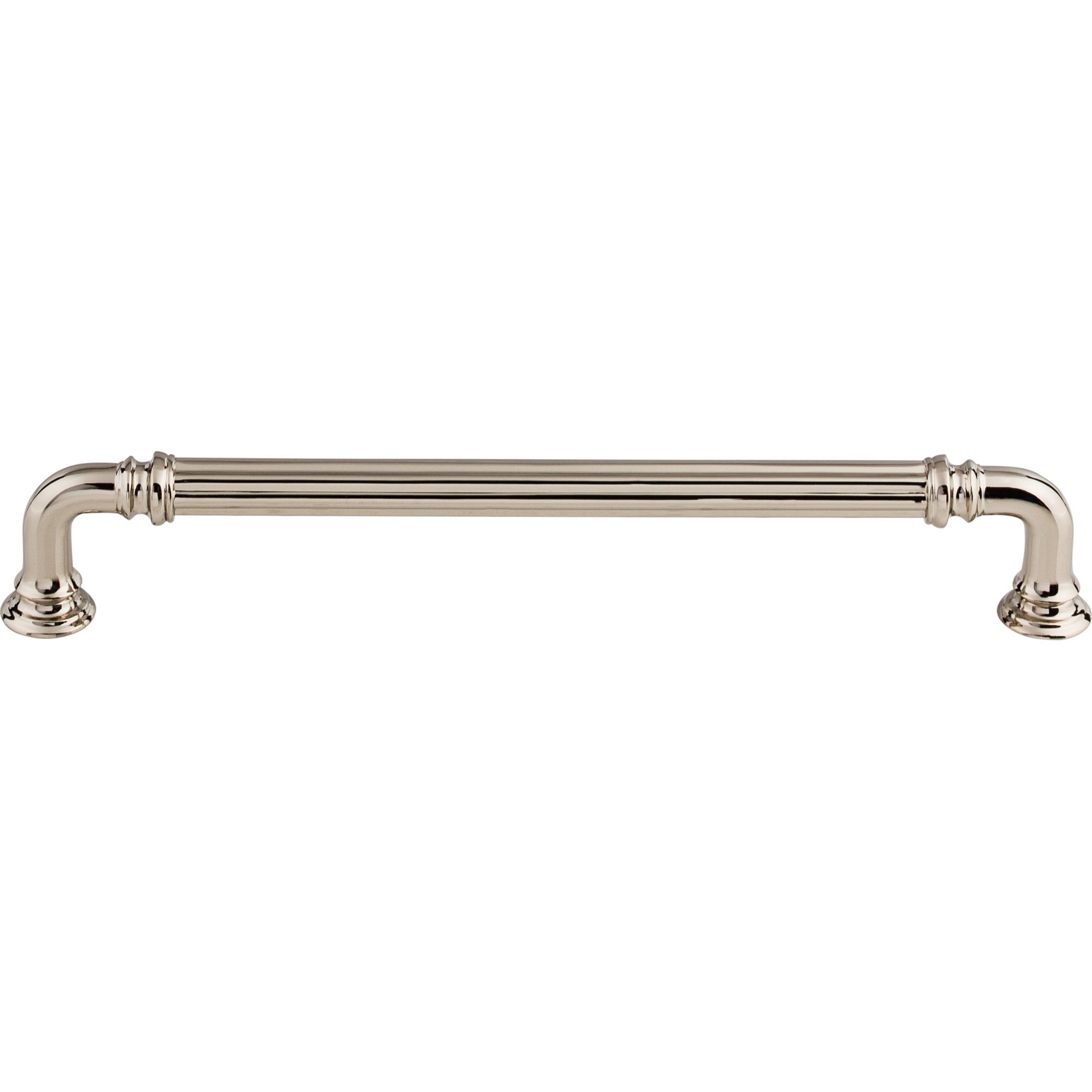 Reeded Bar Pull - Polished Nickel