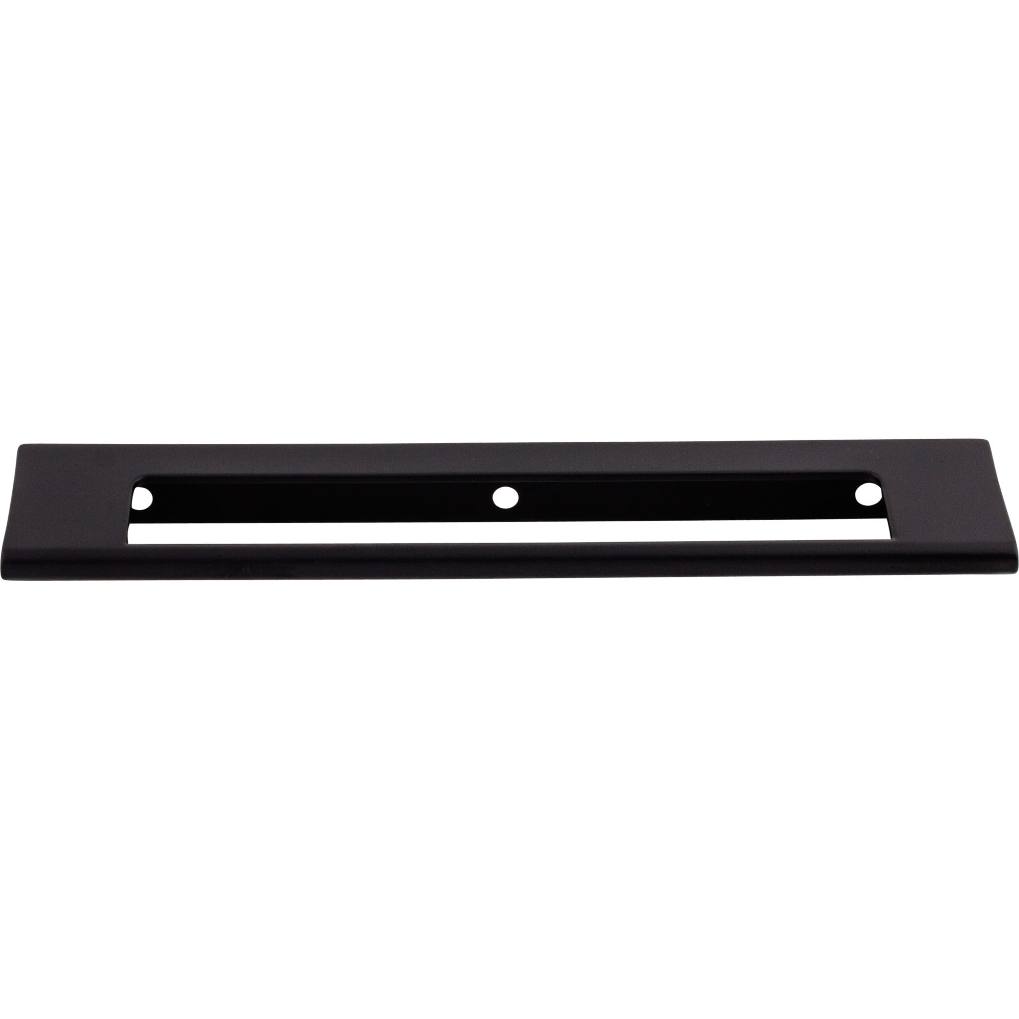 Europa Cut Out 6" Center to Center Finger Pull - Flat Black