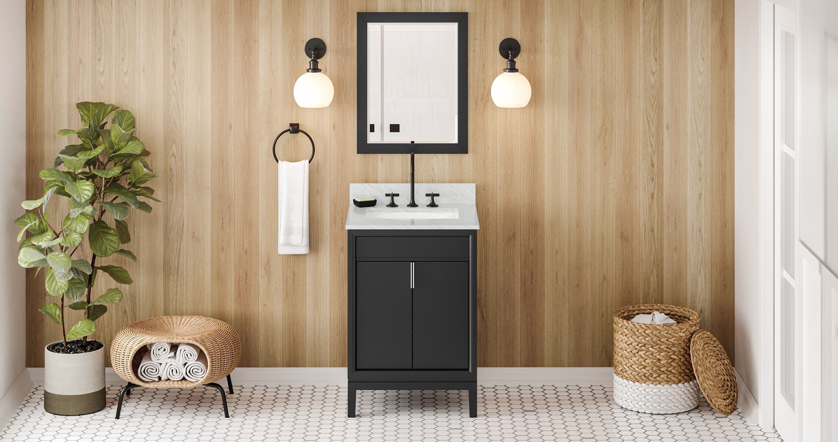 24" Theodora Vanity – Black