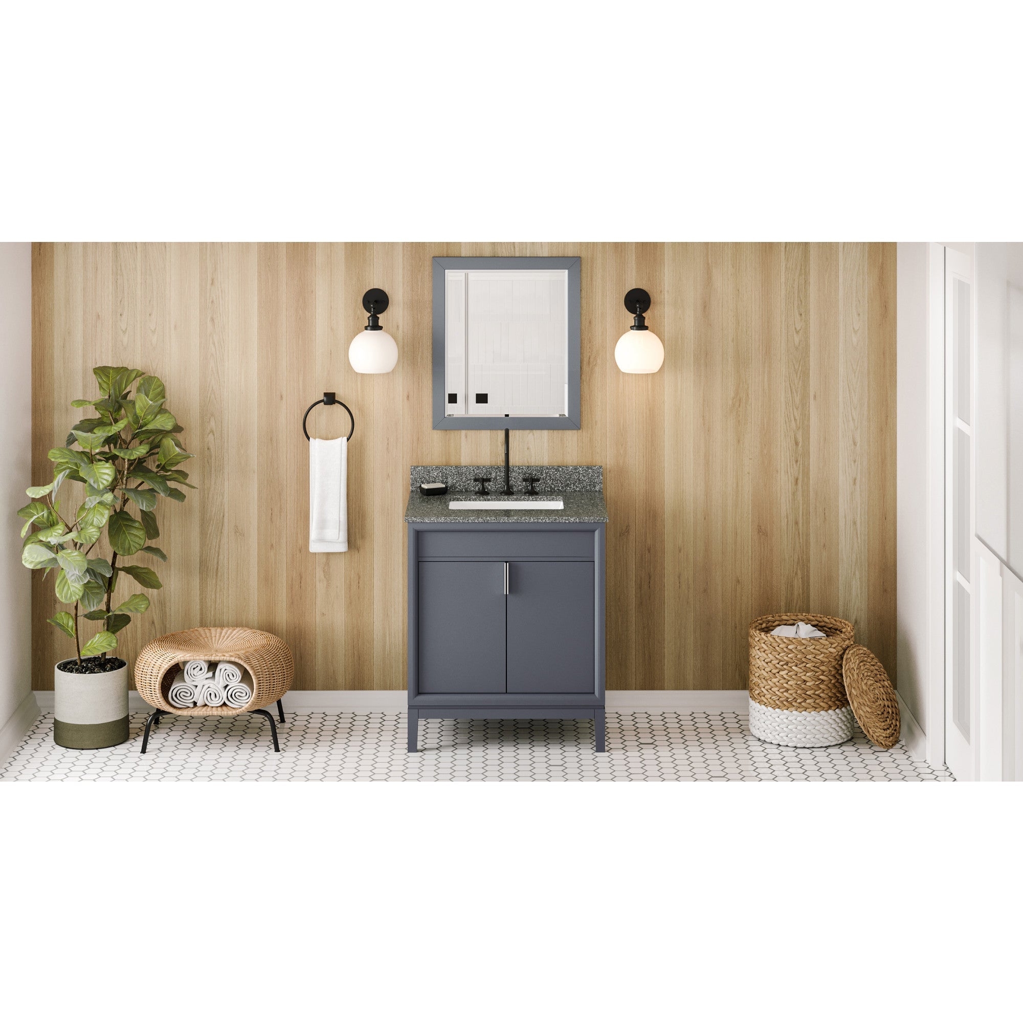 30" Theodora Vanity – Blue Steel