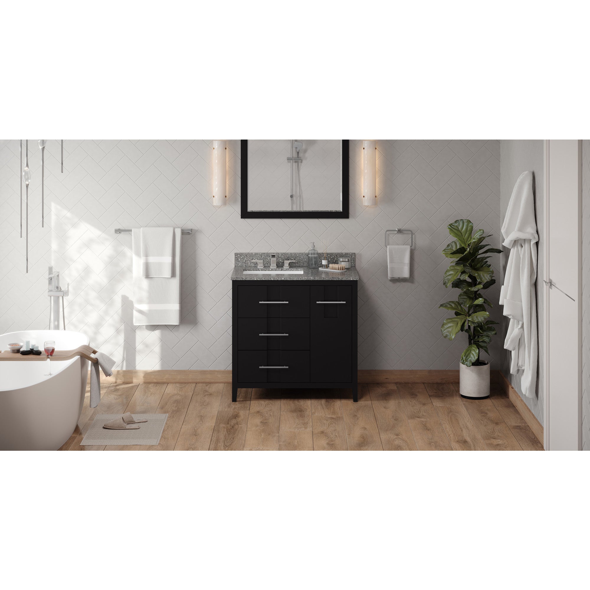 36" Katara Vanity – Left Offset