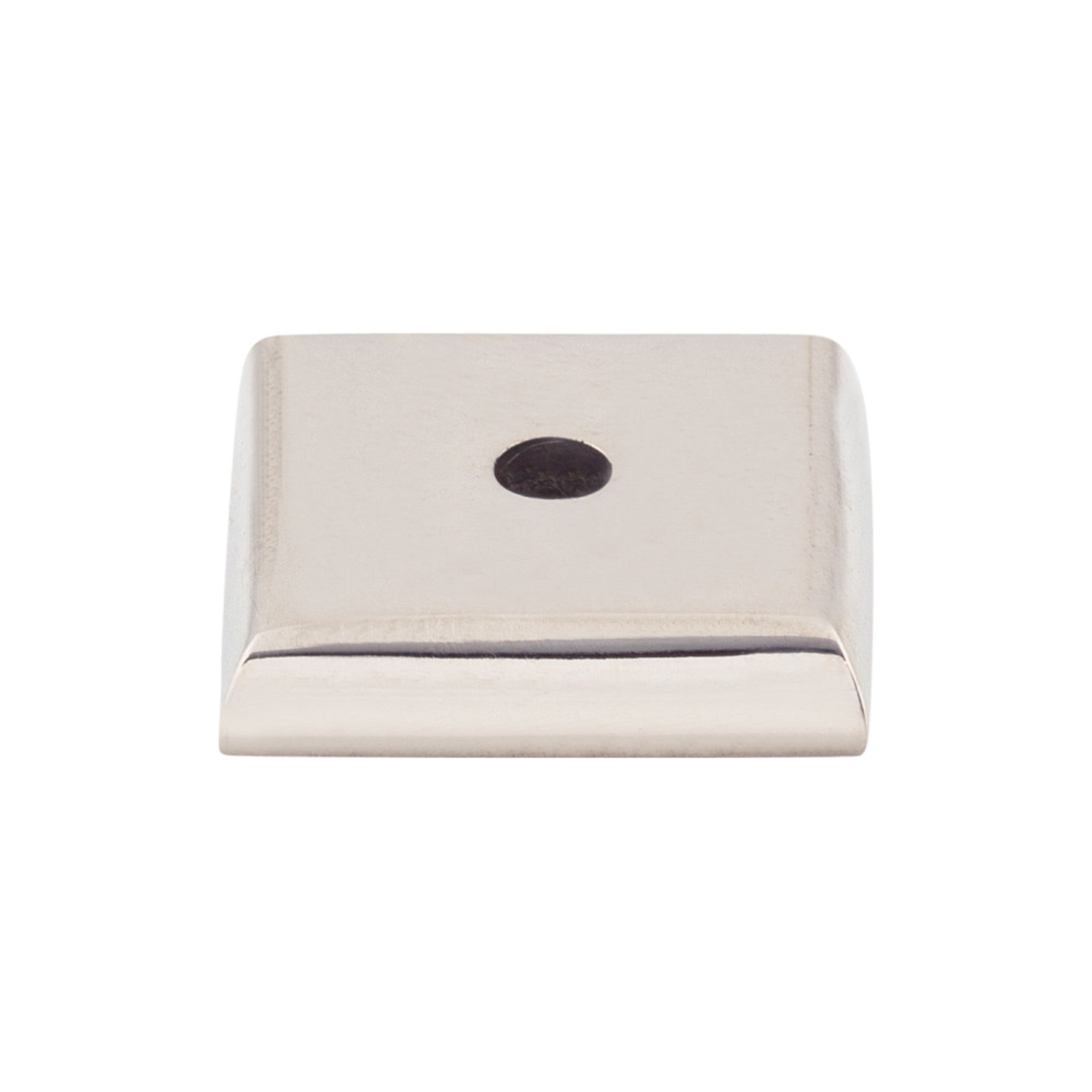 Aspen II Square Knob Backplate - Polished Nickel