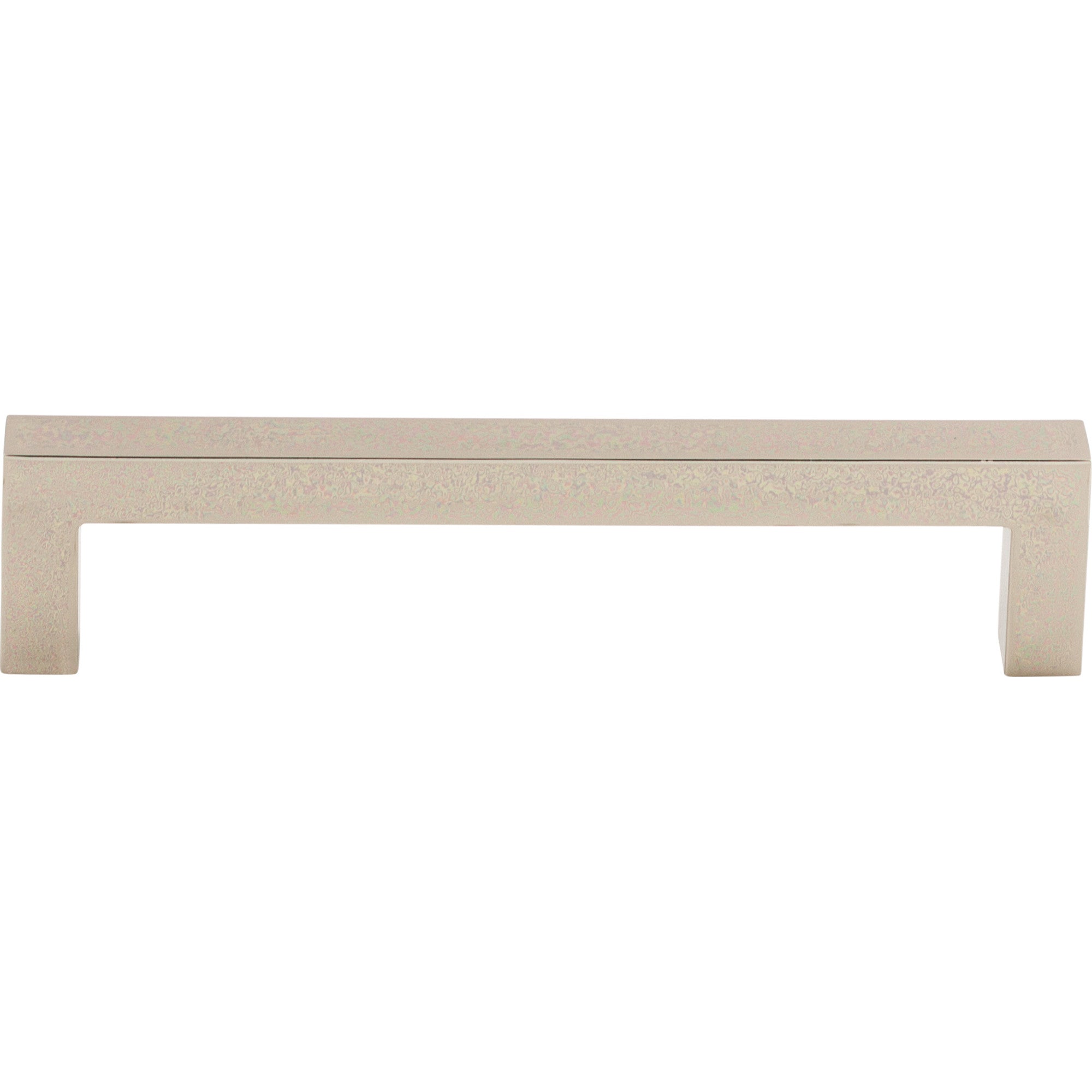 Square Bar 5 1/16" Center to Center Bar Pull - Polished Nickel