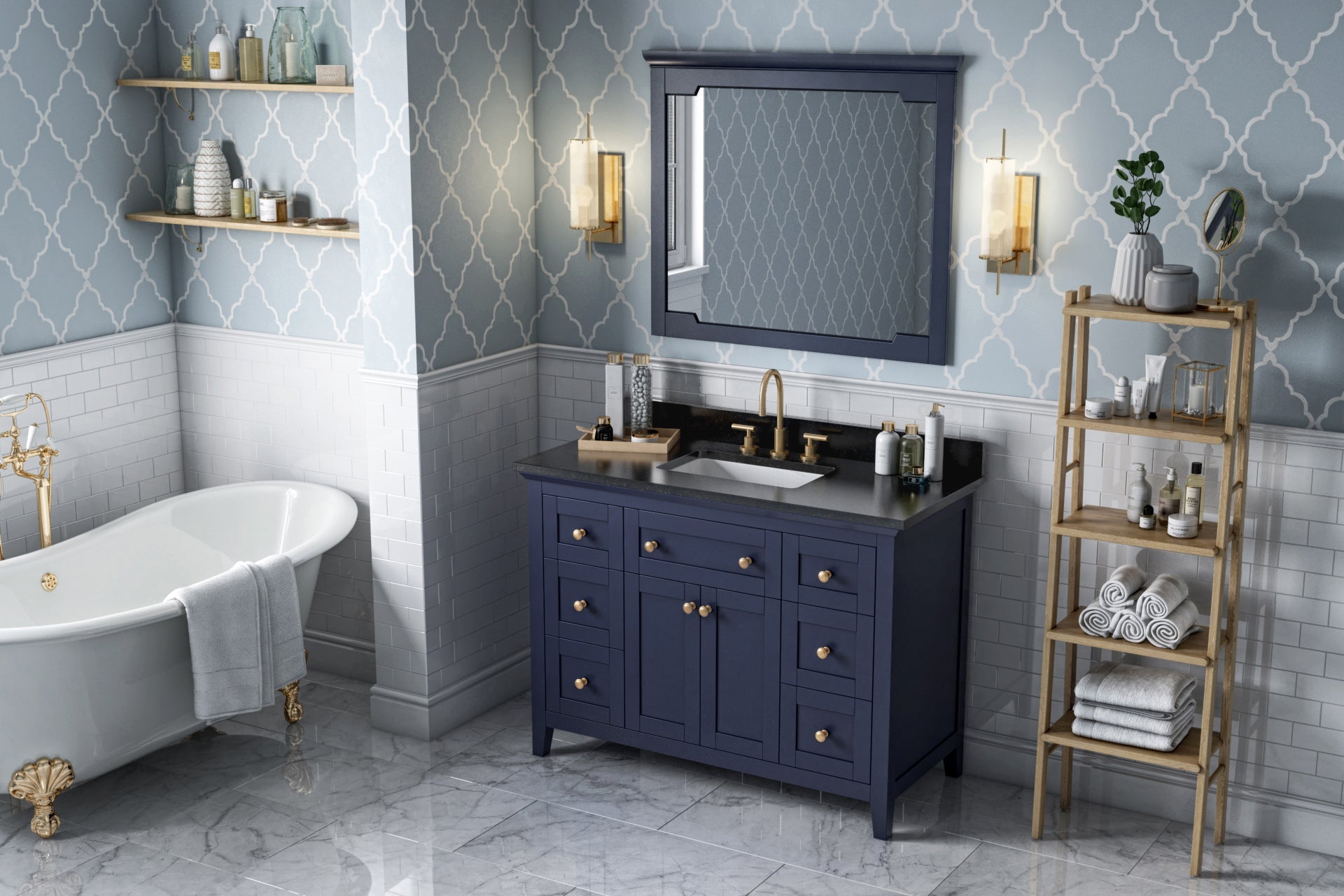 48" Chatham Vanity – Hale Blue