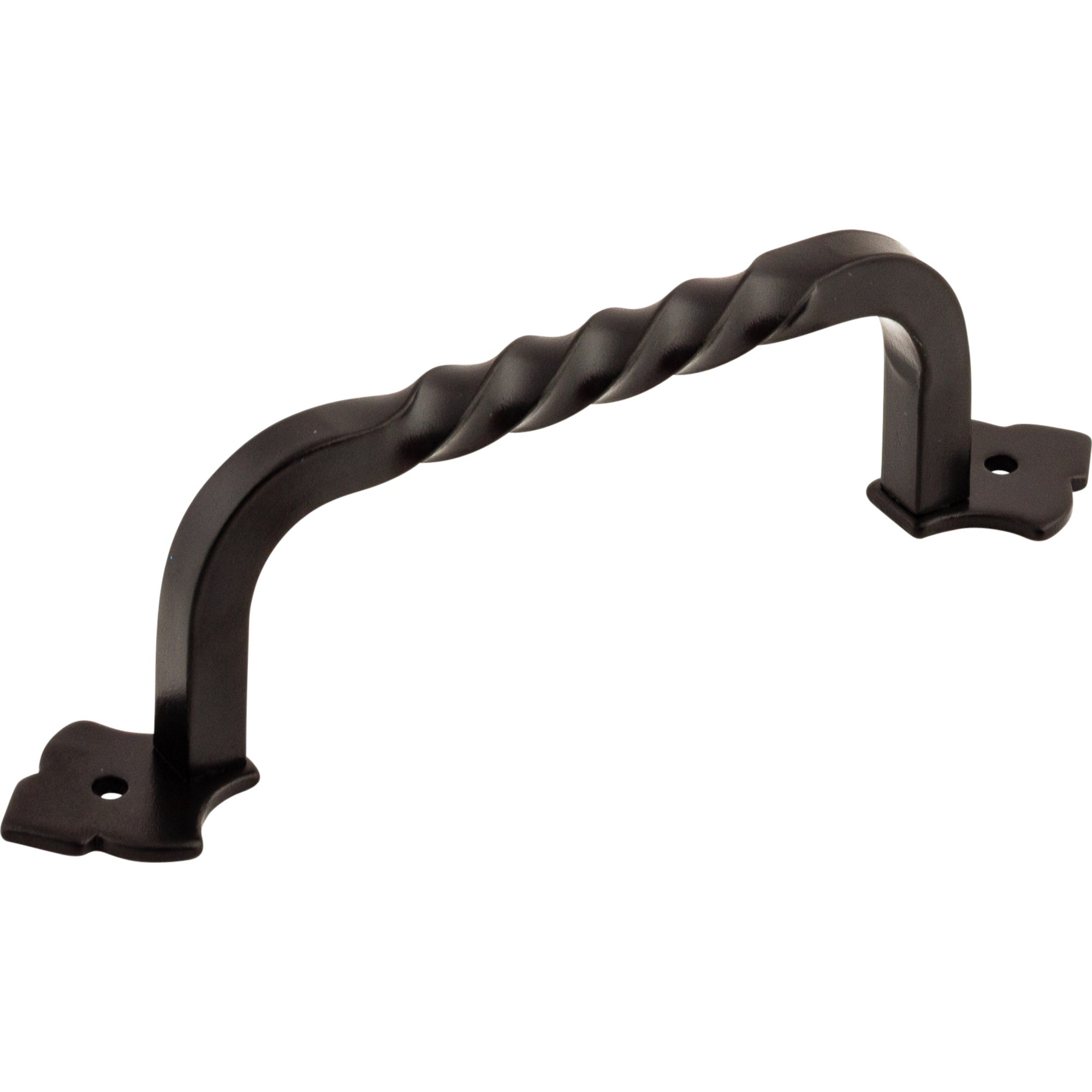 Fixed Norman Crest 4 3/4" Center to Center Bar Pull - Patina Black