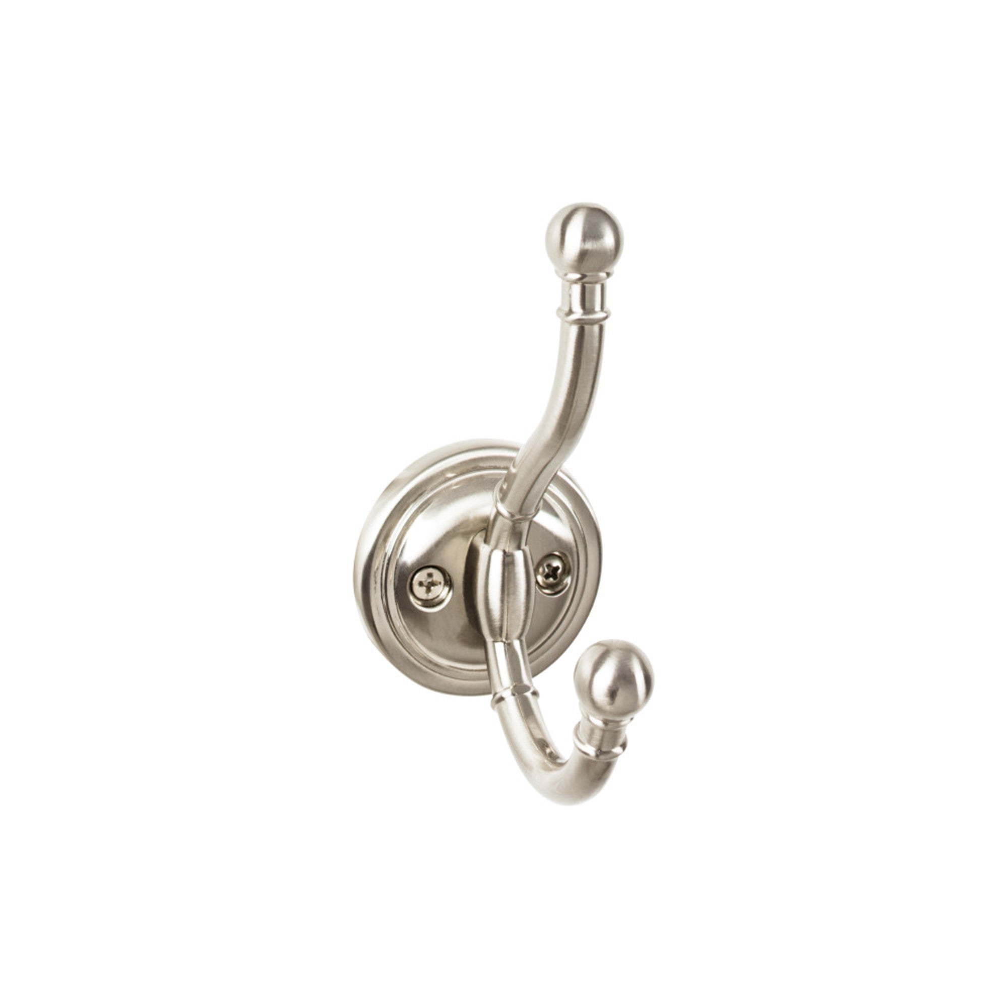 Kara 4 1/2" Wall Hooks - Brushed Satin Nickel