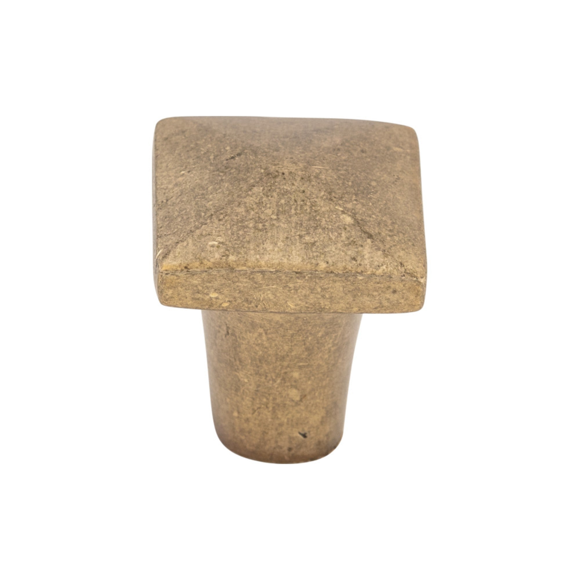 Aspen Square Knob - Light Bronze