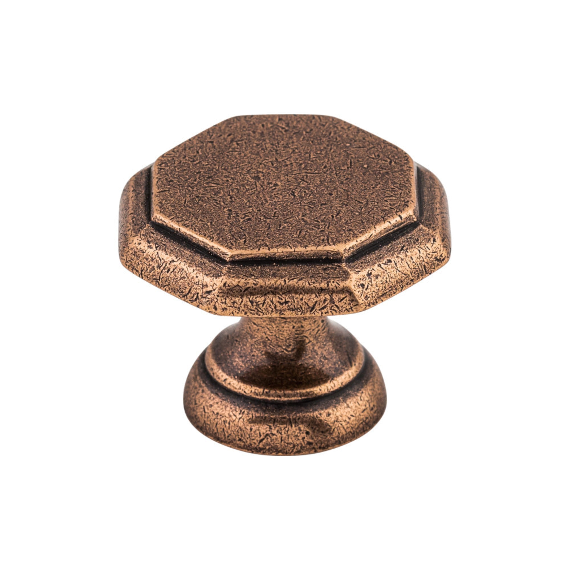 Devon Round Knob - Old English Copper