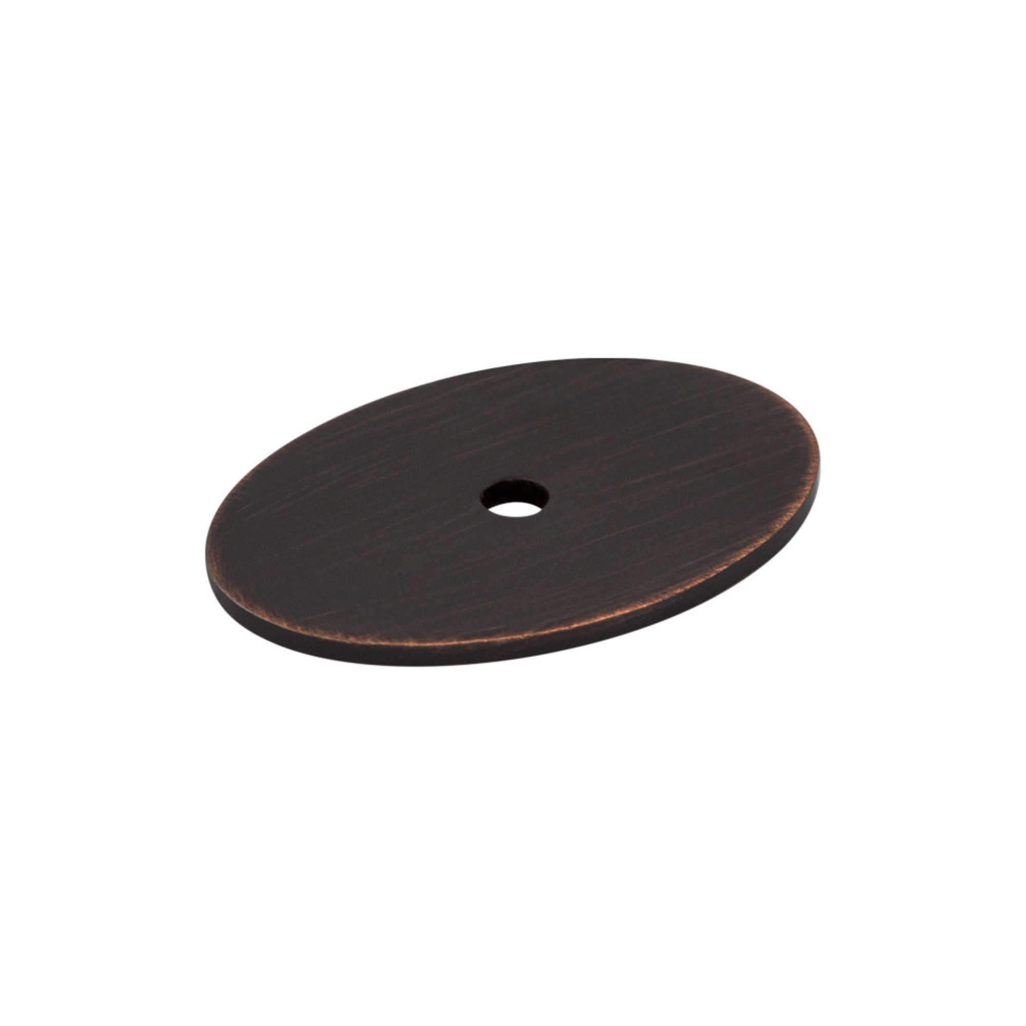 Oval Knob Backplate - Tuscan Bronze