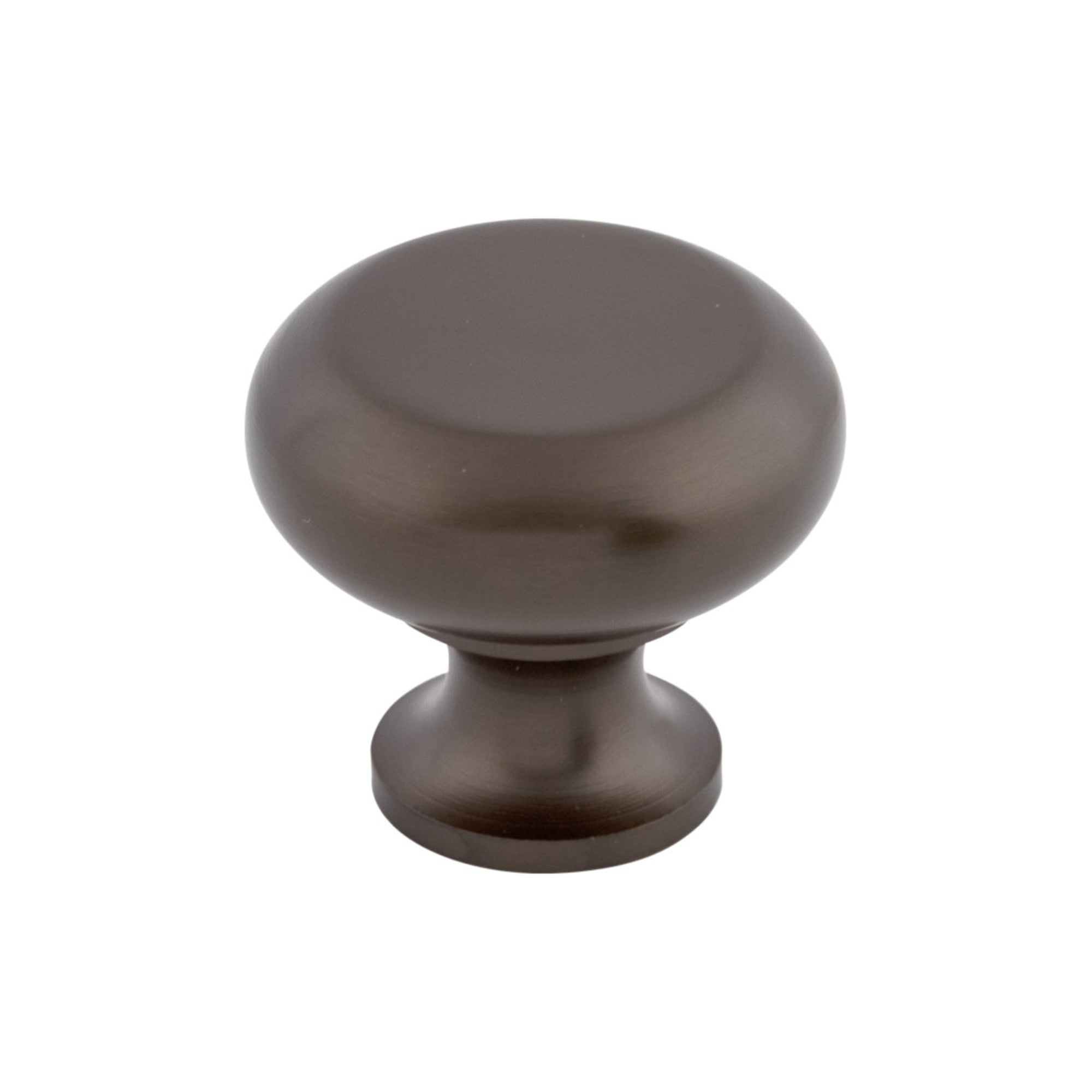 Flat Faced Round Knob - Oil Rubbed Bronze