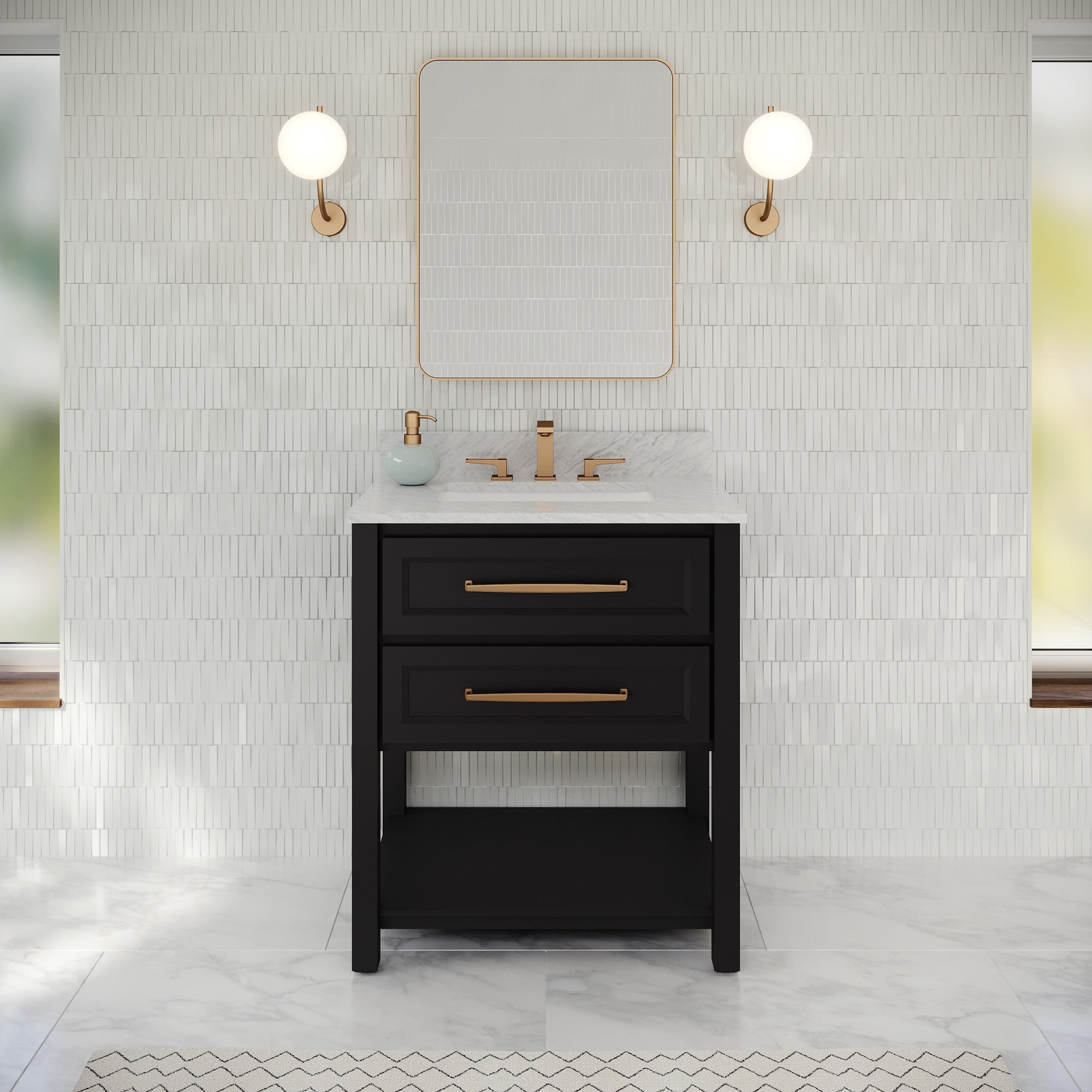 30" Kipling Vanity – Blue Steel