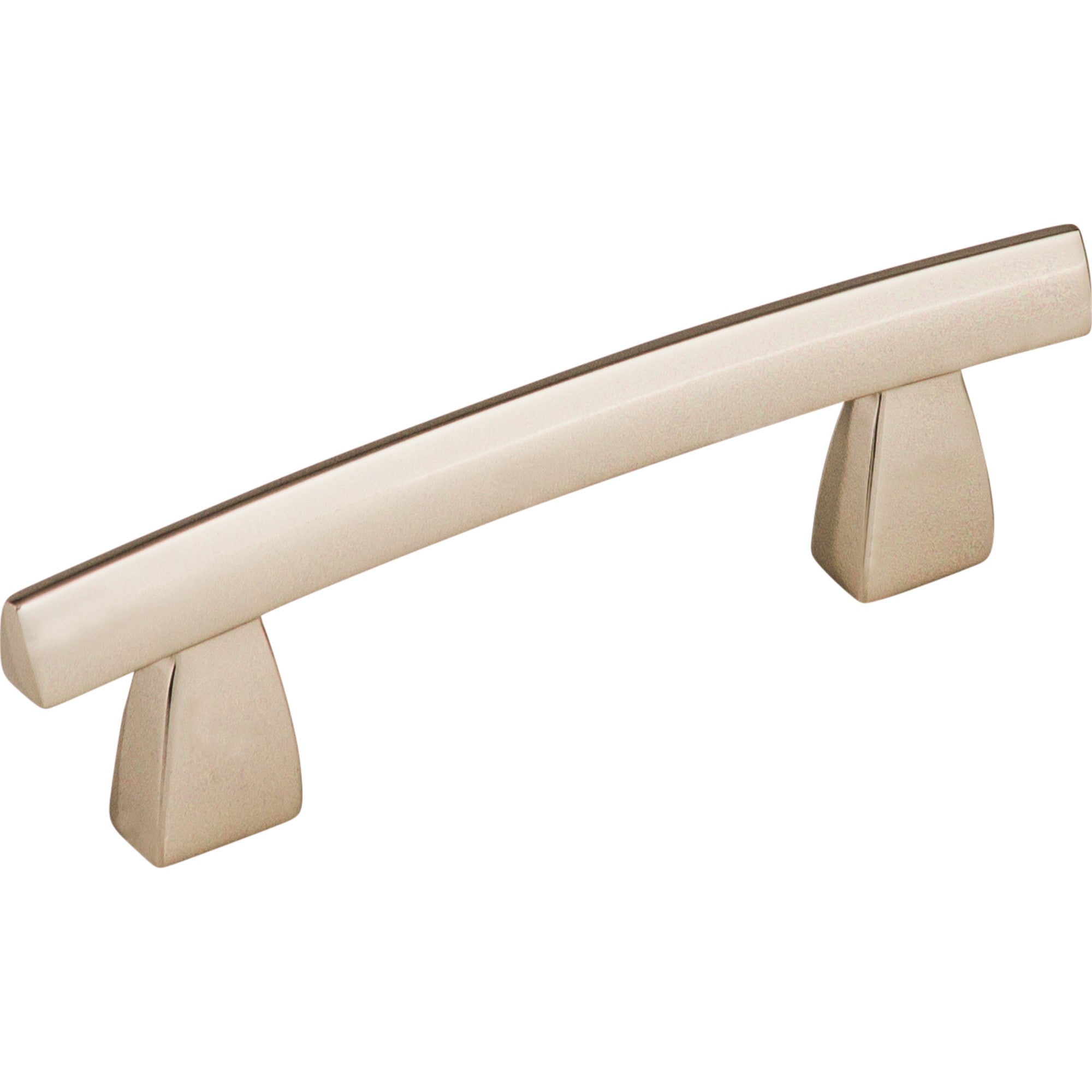 Arched 3" Center to Center Bar Pull - Polished Nickel
