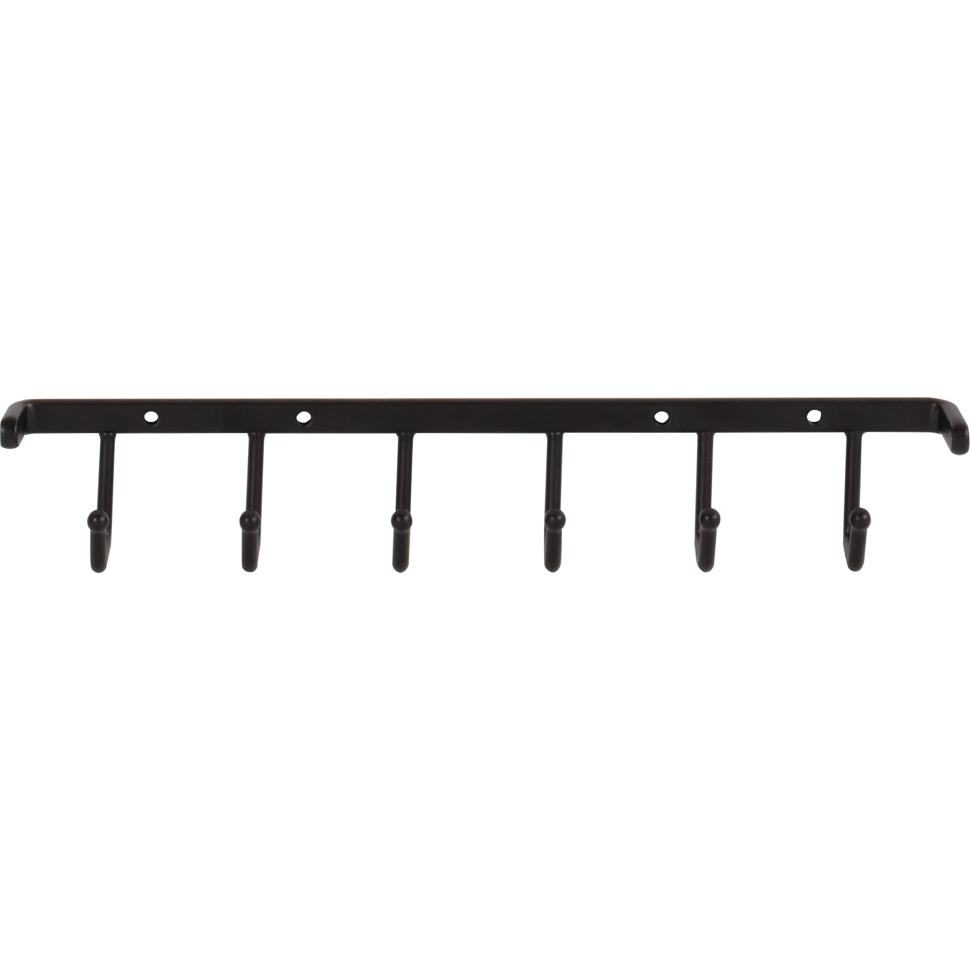 Matte Black Screw-Mount Belt Rack