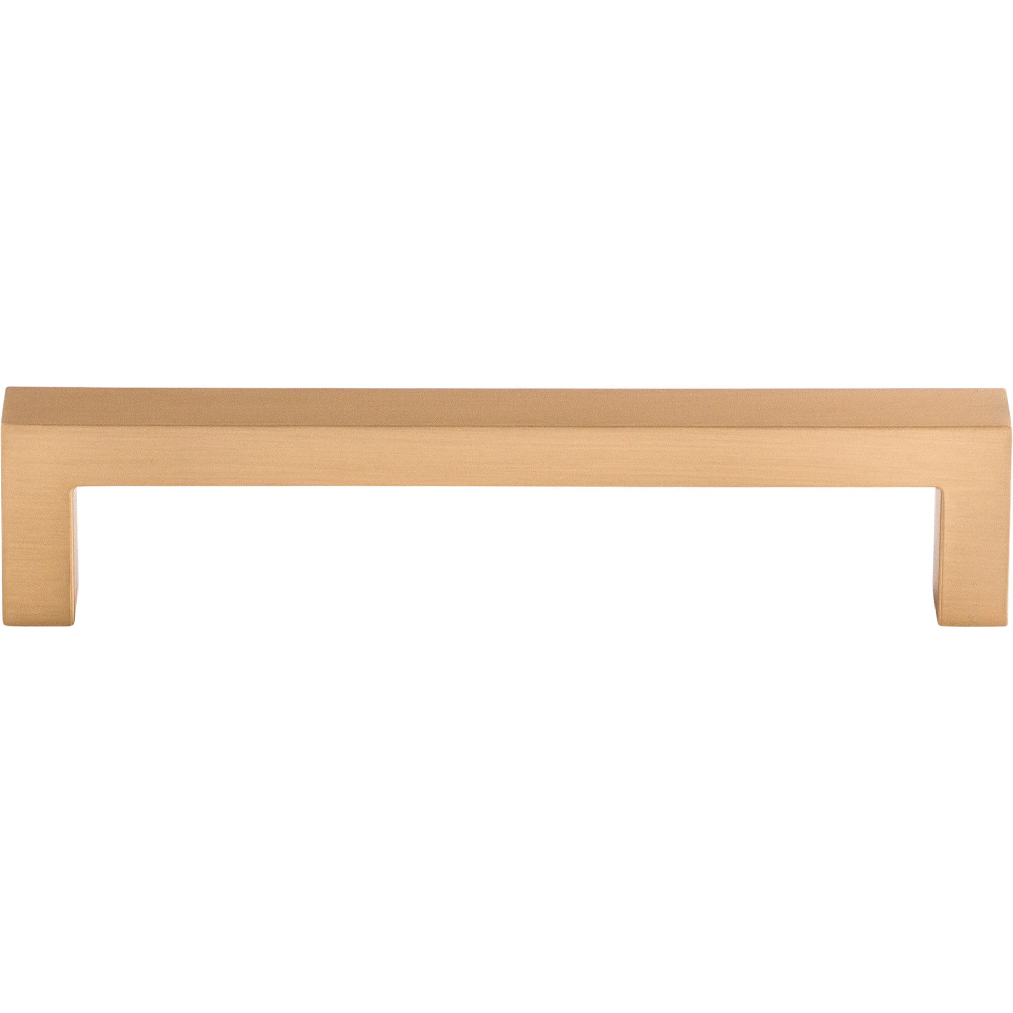 Square Bar 5 1/16" Center to Center Bar Pull - Brushed Bronze