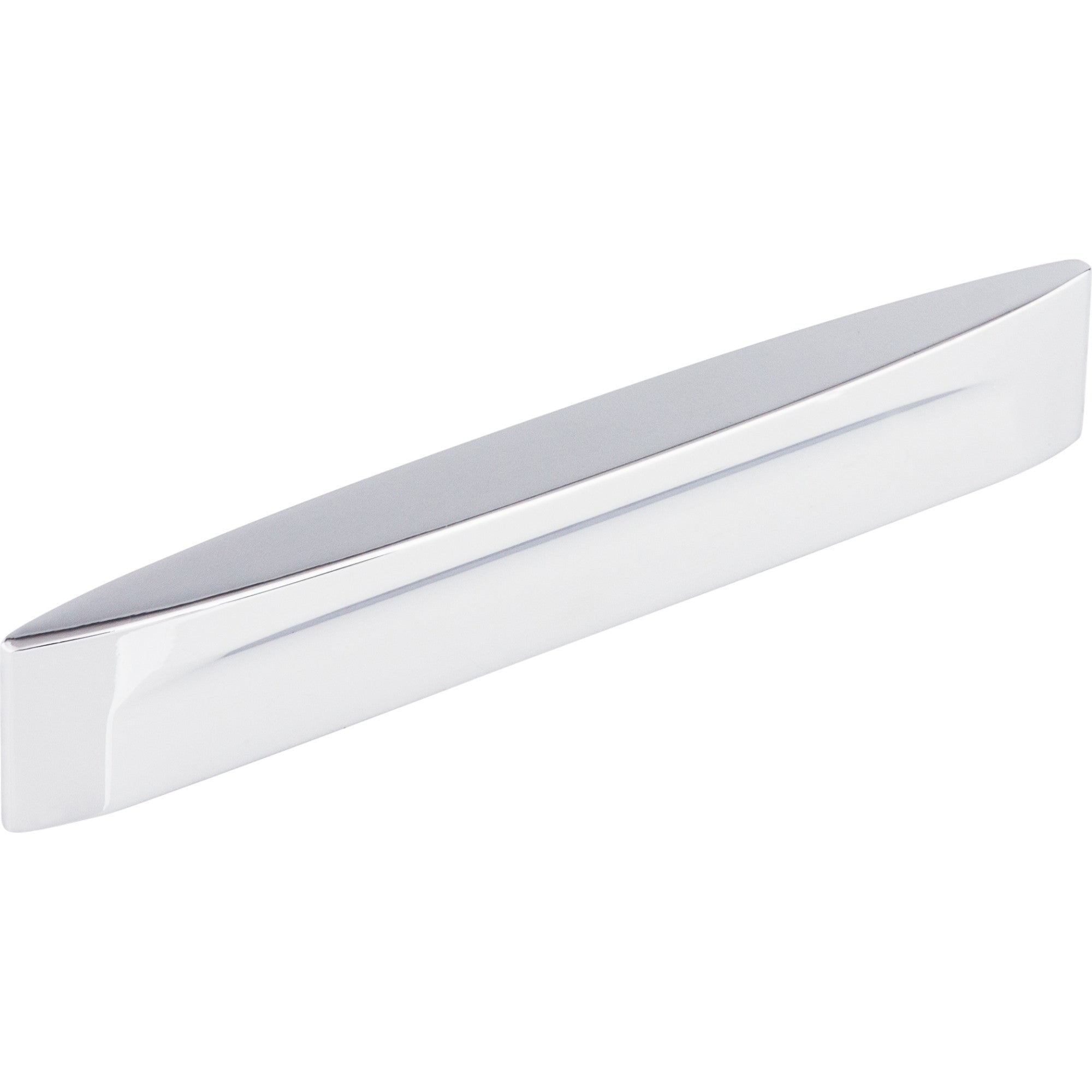 Oval Long Slot 5" Center to Center Bar Pull - Polished Chrome