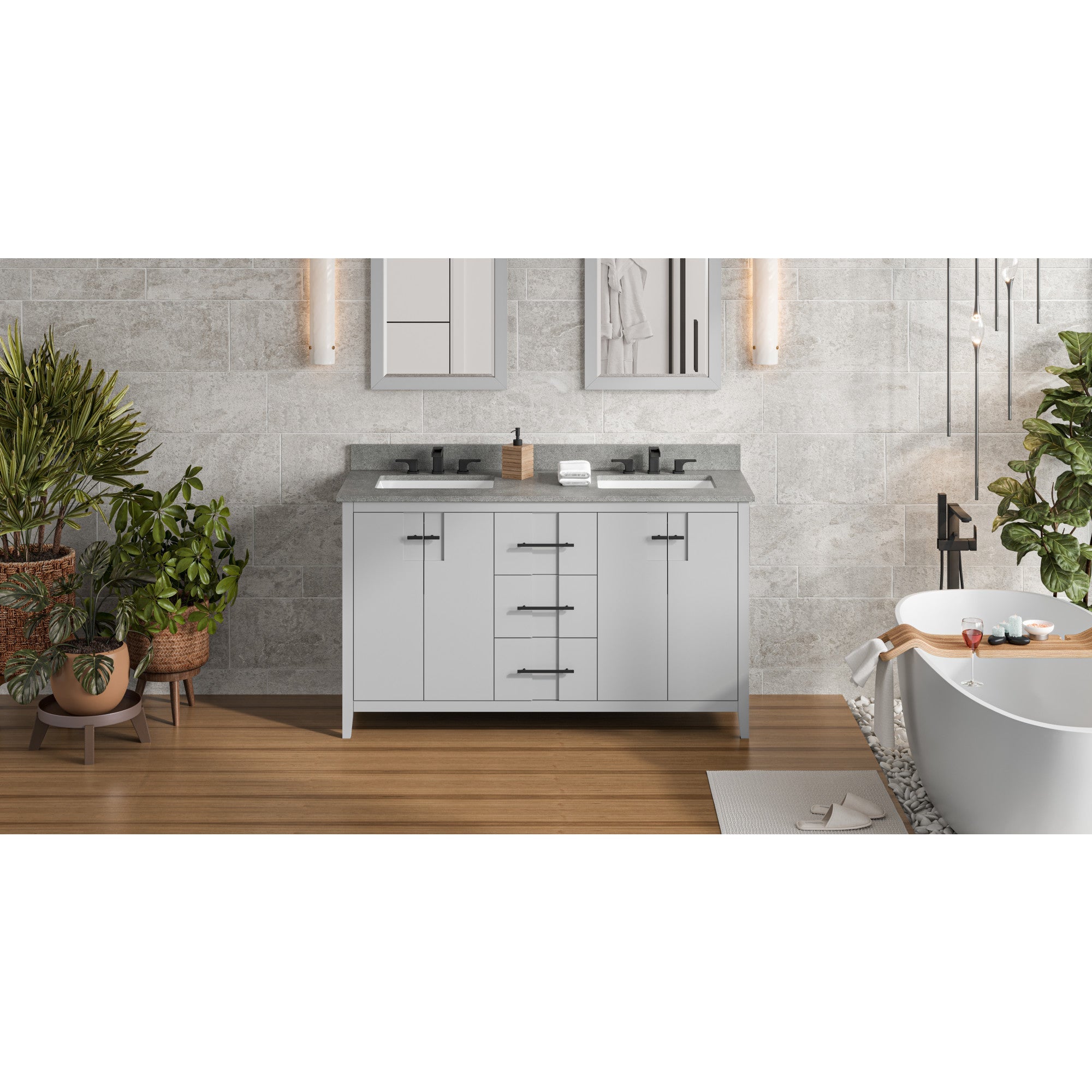 60" Katara Vanity – Double Bowl