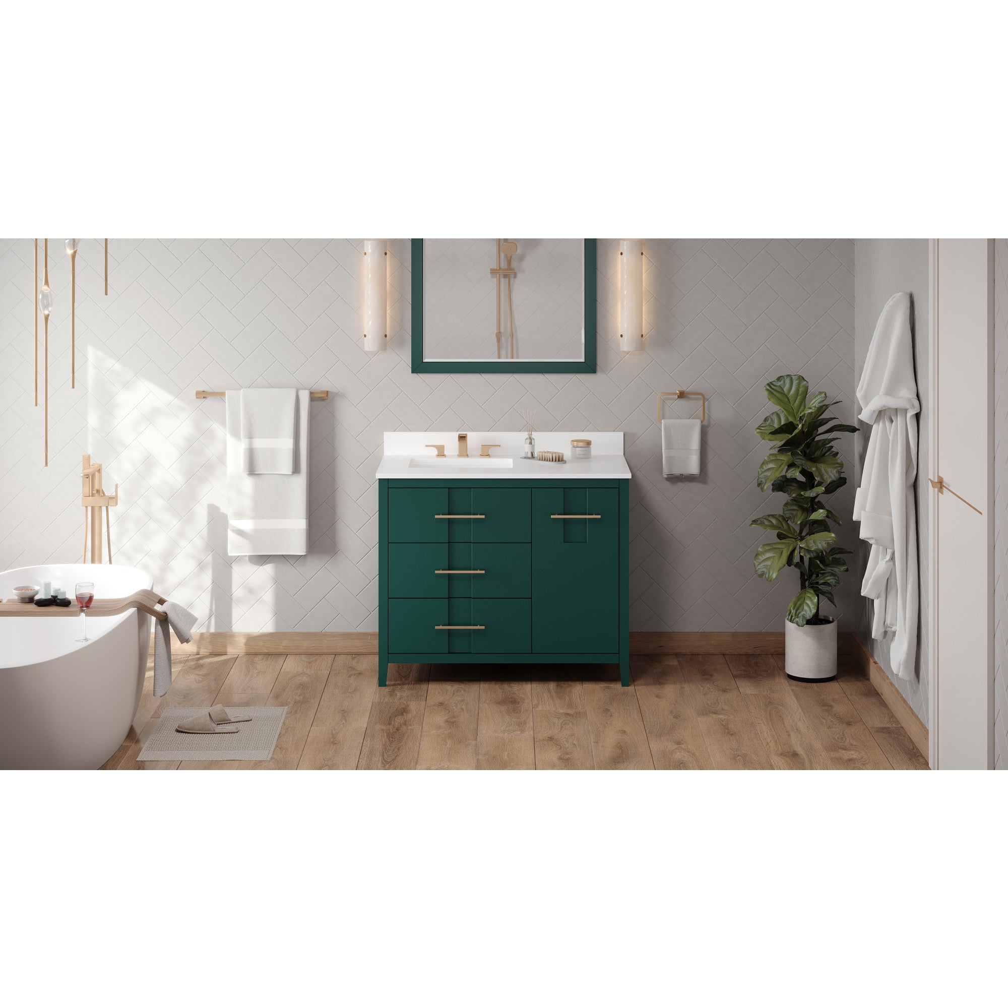 42" Katara Vanity – Left Offset