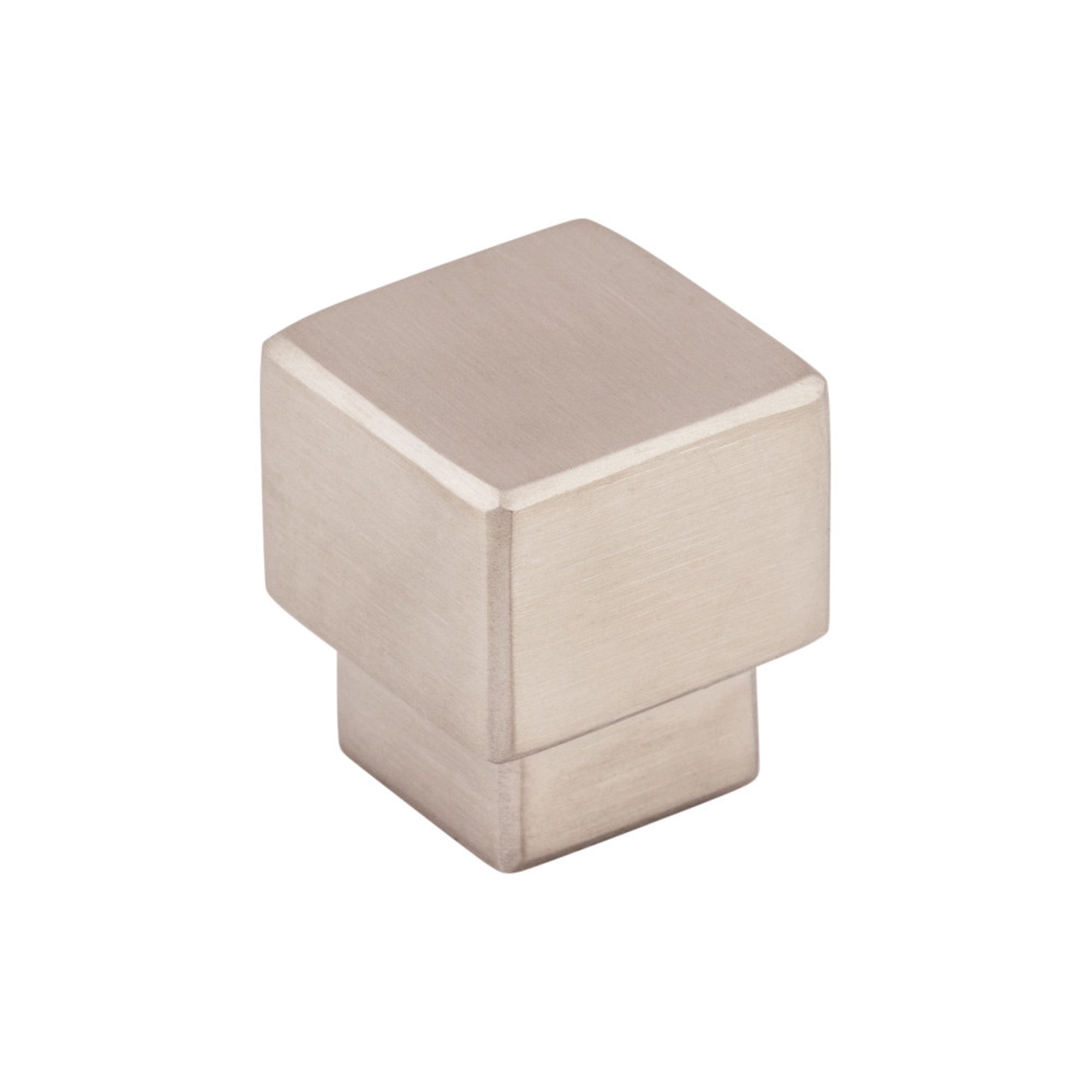 Tapered 1" Length Square Knob - Stainless Steel