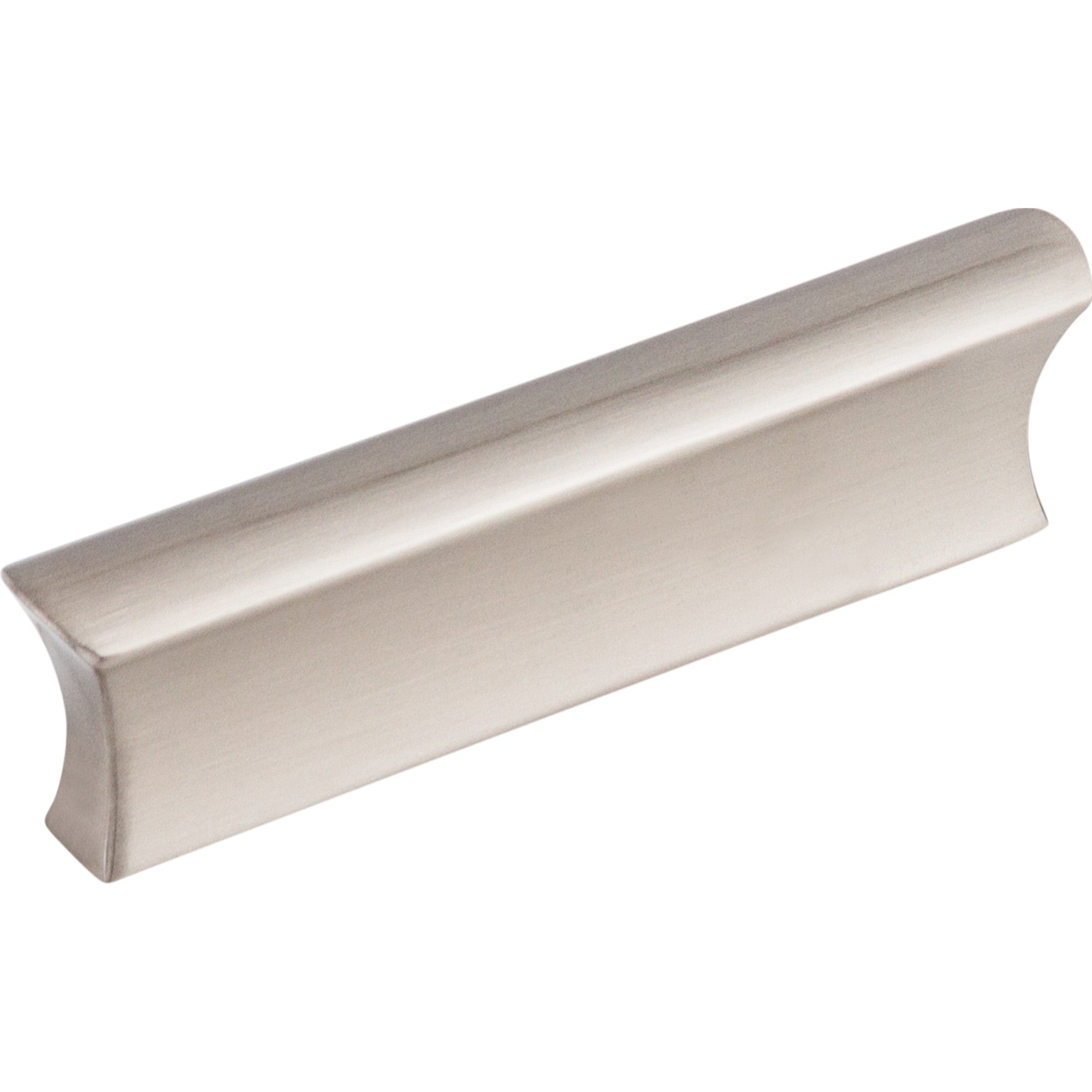 Glacier 3" Center to Center Finger Pull - Brushed Satin Nickel