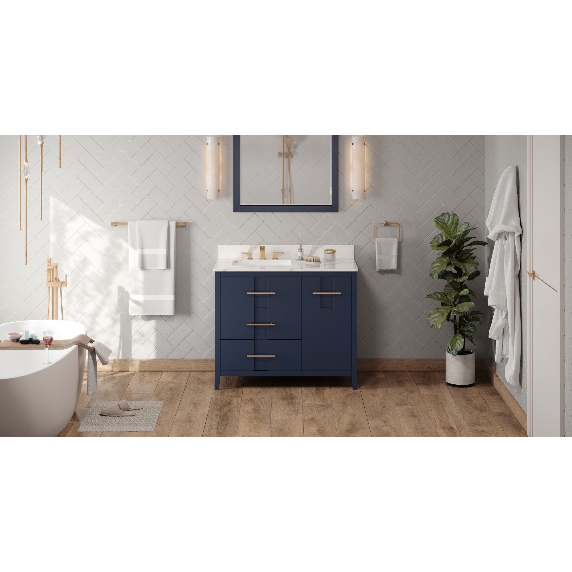 42" Katara Vanity – Left Offset