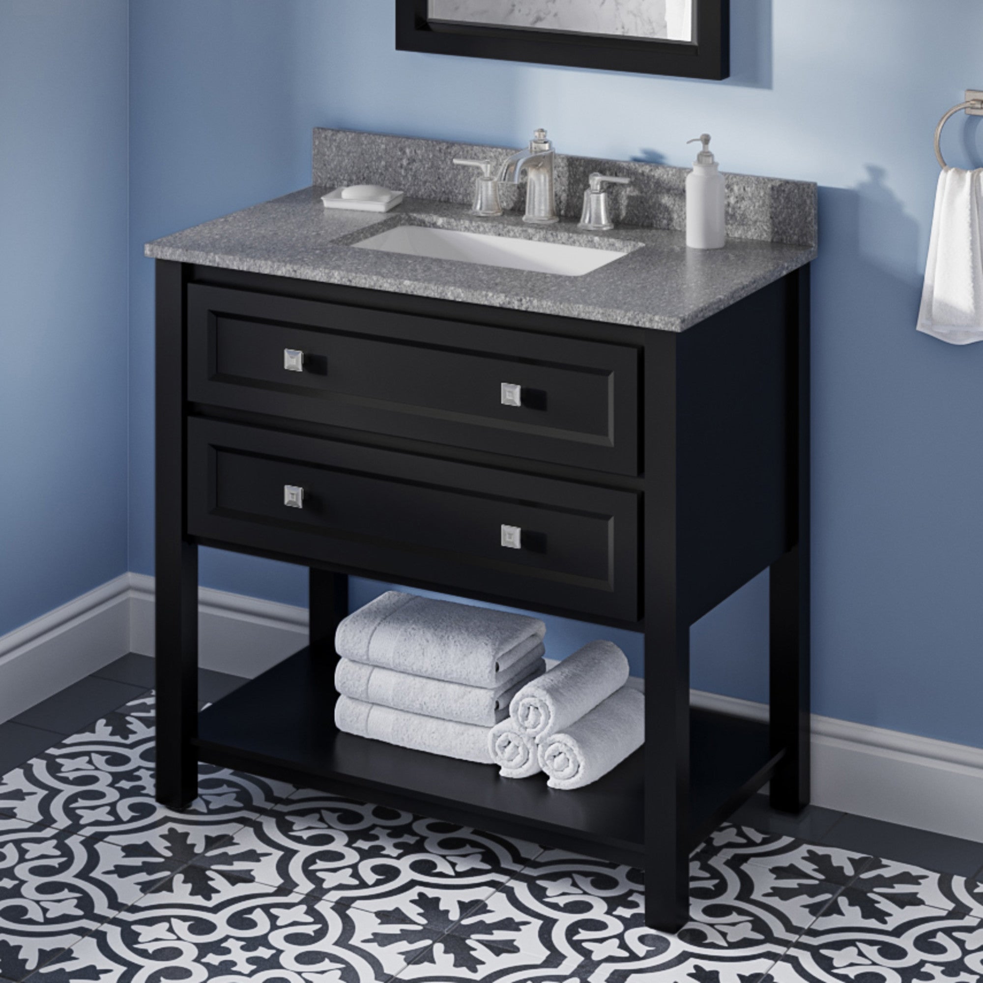 36" Adler Vanity – Black