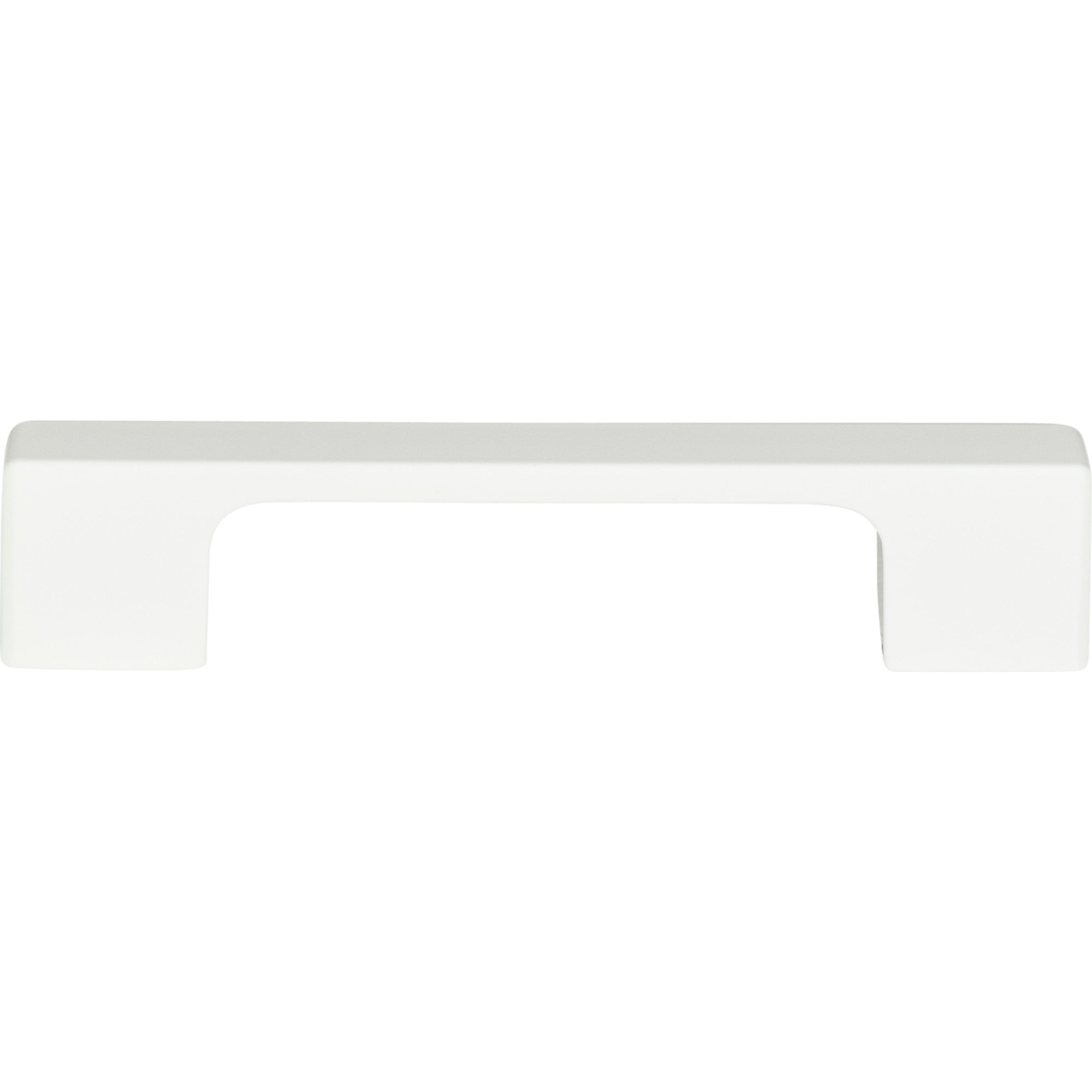 Thin Square Bar Pull - High White Gloss