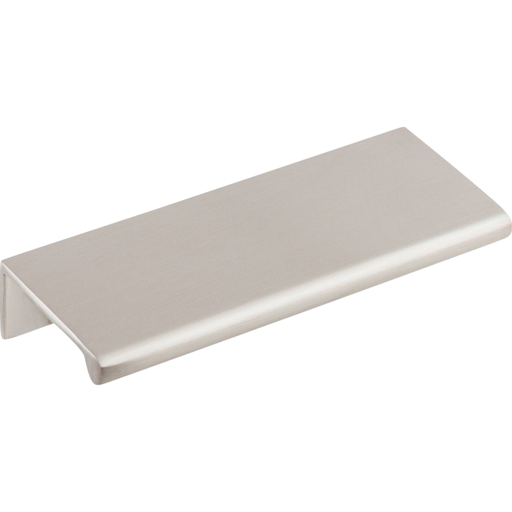 Europa 3" Center to Center Finger Pull - Brushed Satin Nickel