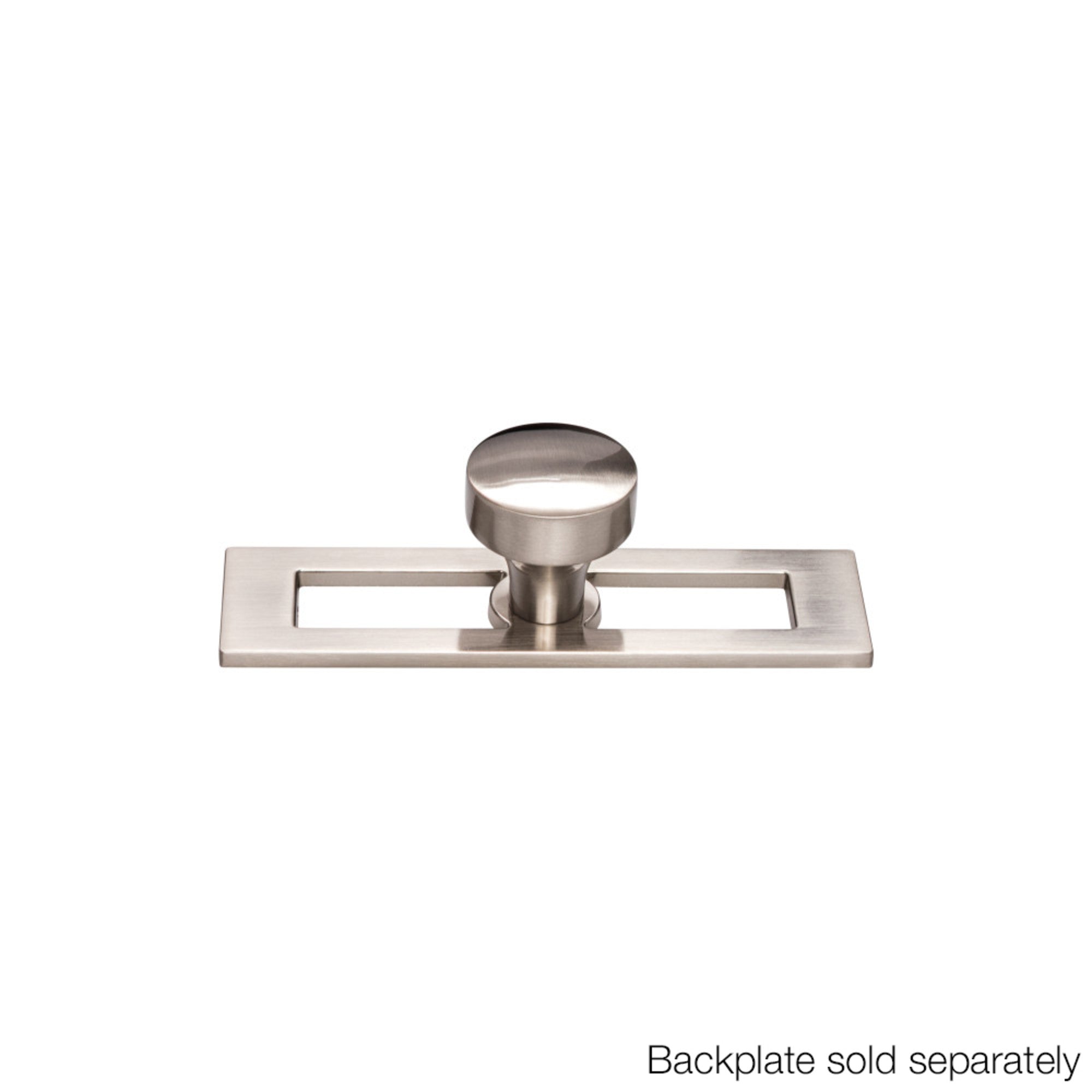 Kinney 1 1/8" Diameter Round Knob - Brushed Satin Nickel
