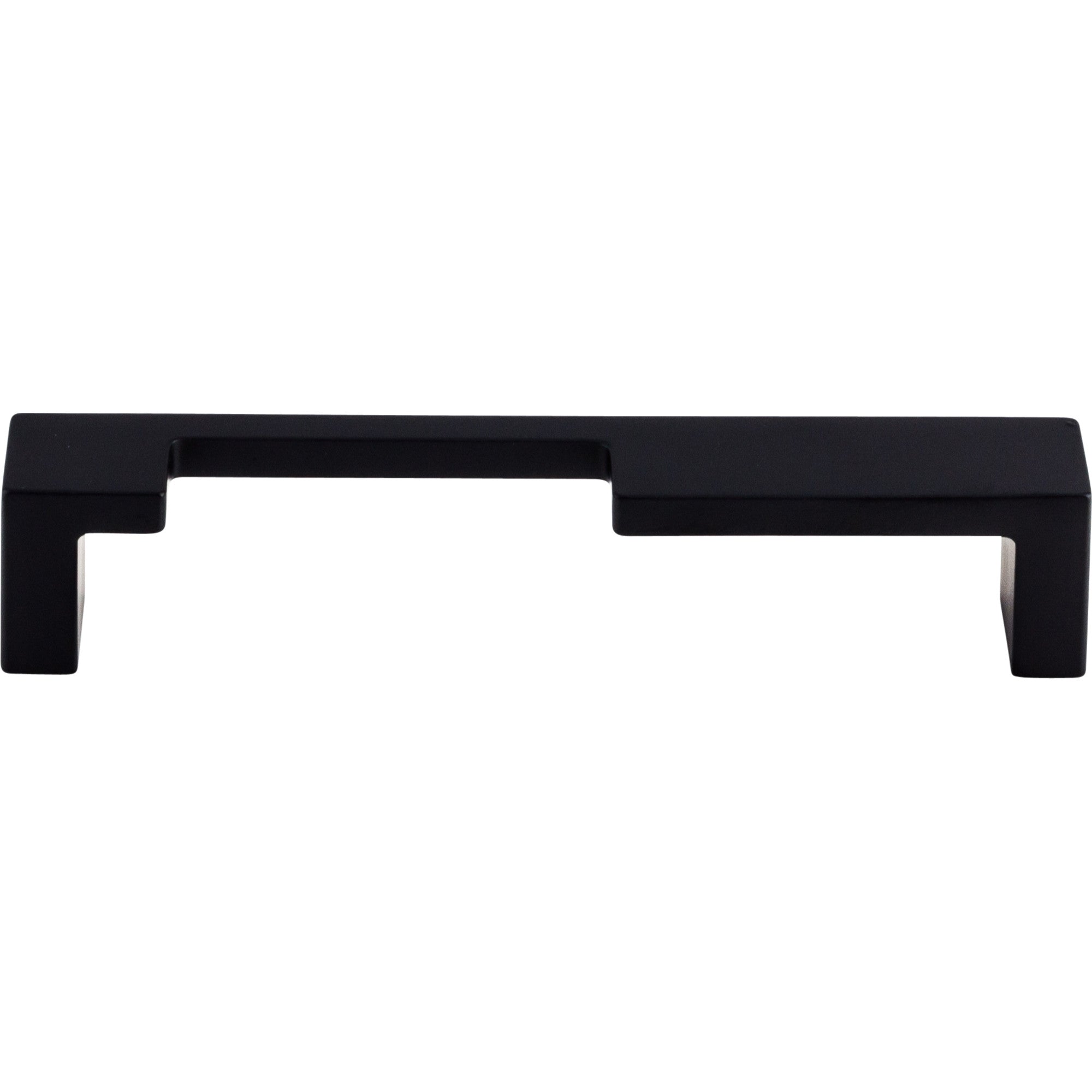 Modern Metro Notch Pull A Bar Pull - Flat Black