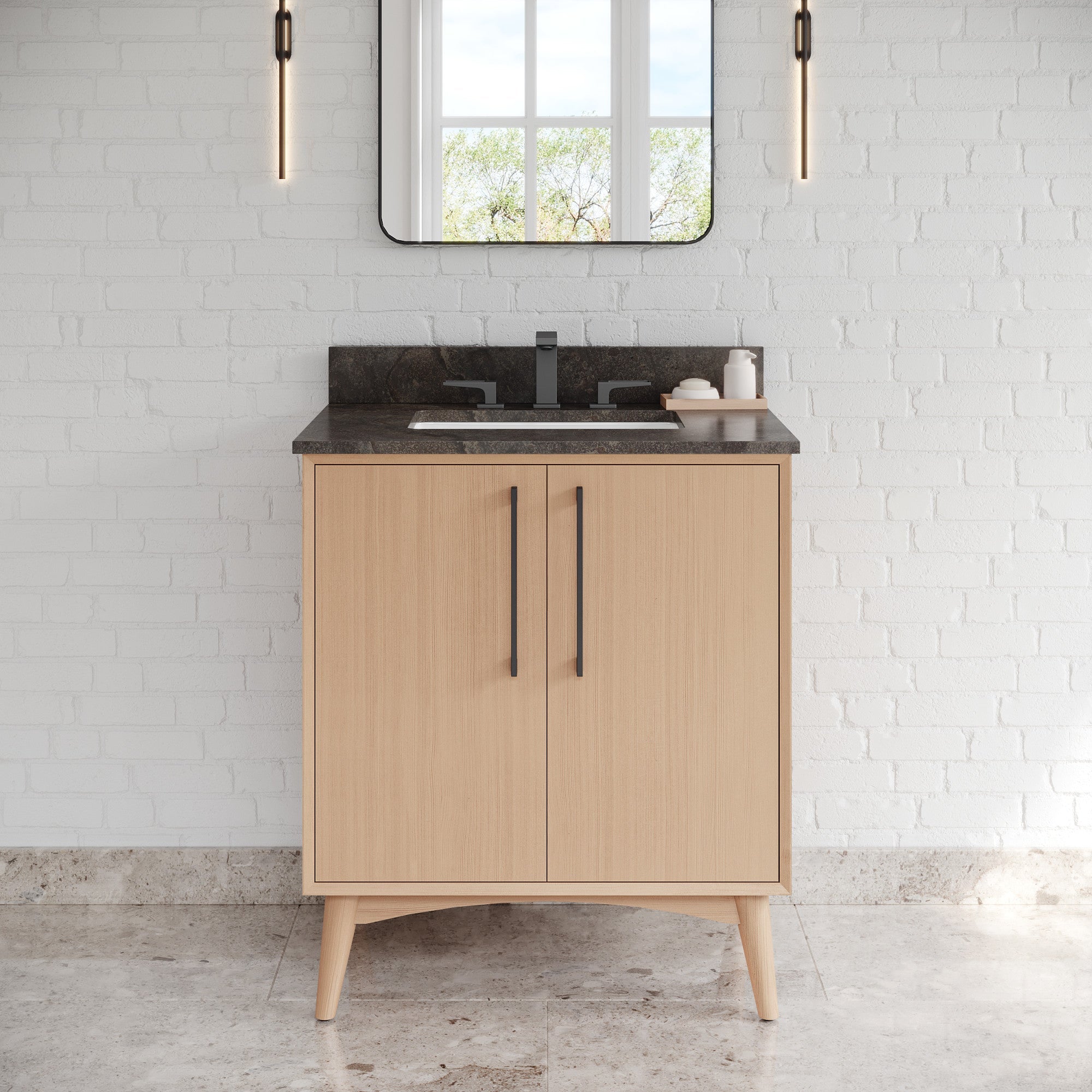 30" Dashwood Vanity – Natural Oak