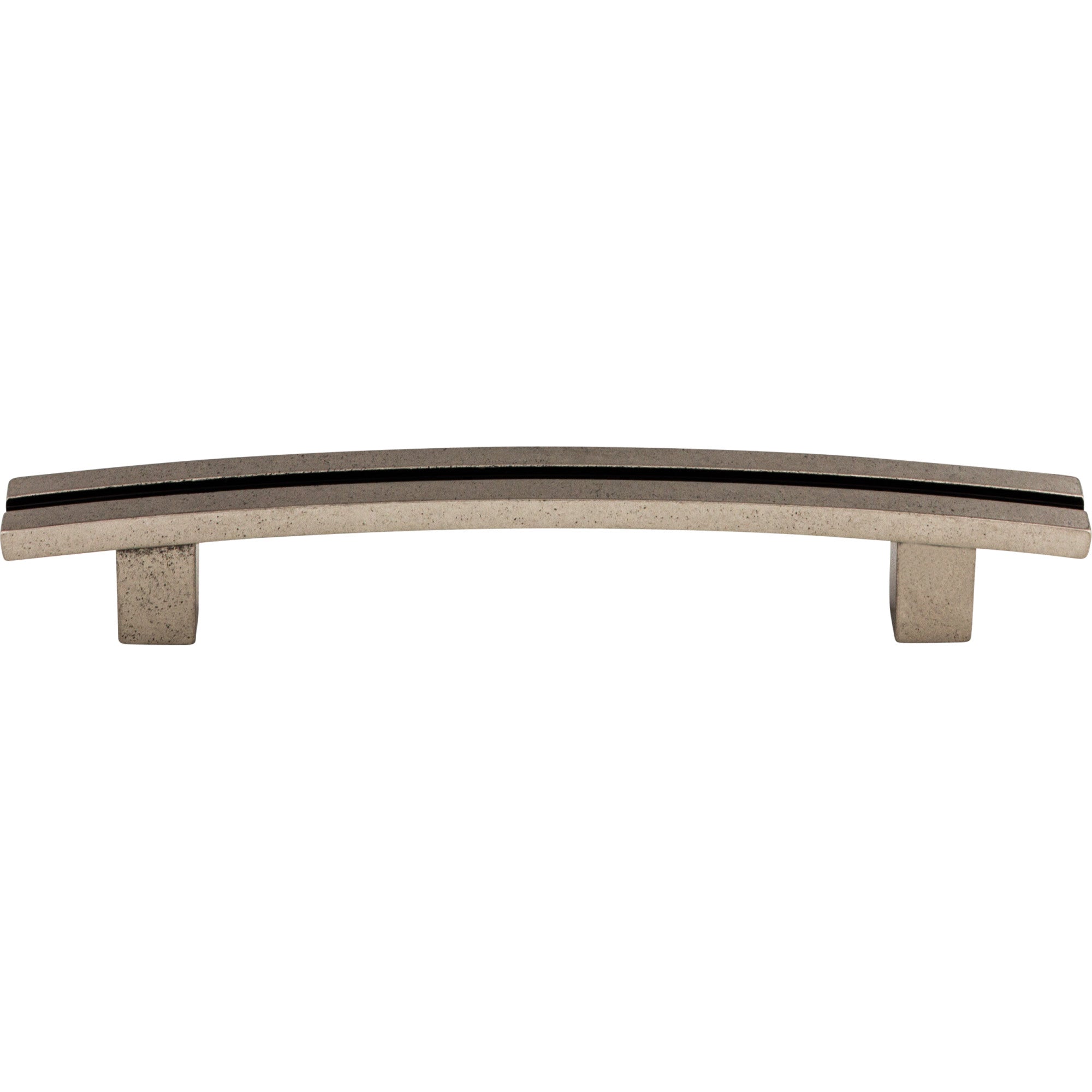 Inset Rail 5" Center to Center Bar Pull - Pewter Antique