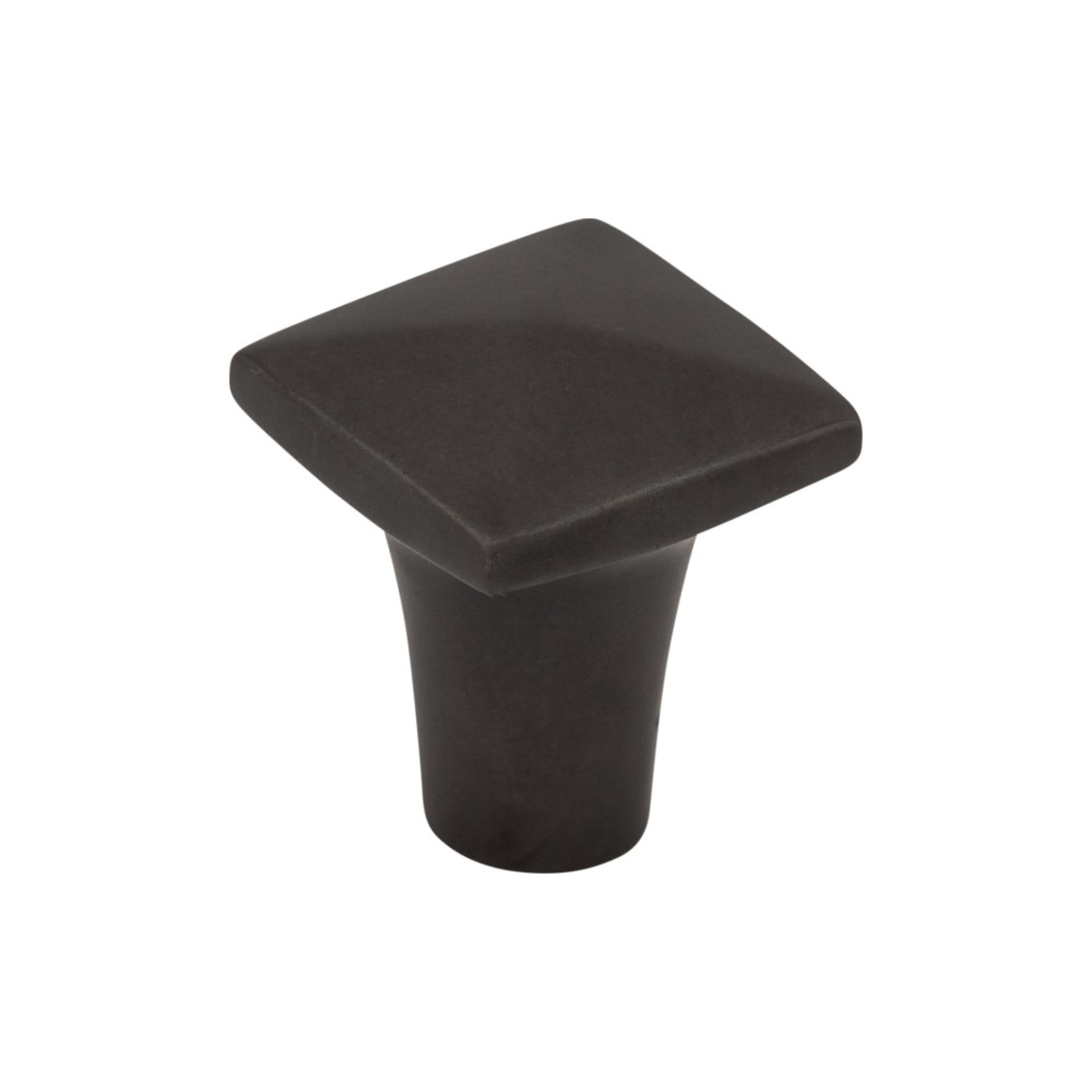 Aspen 7/8" Length Square Knob - Medium Bronze