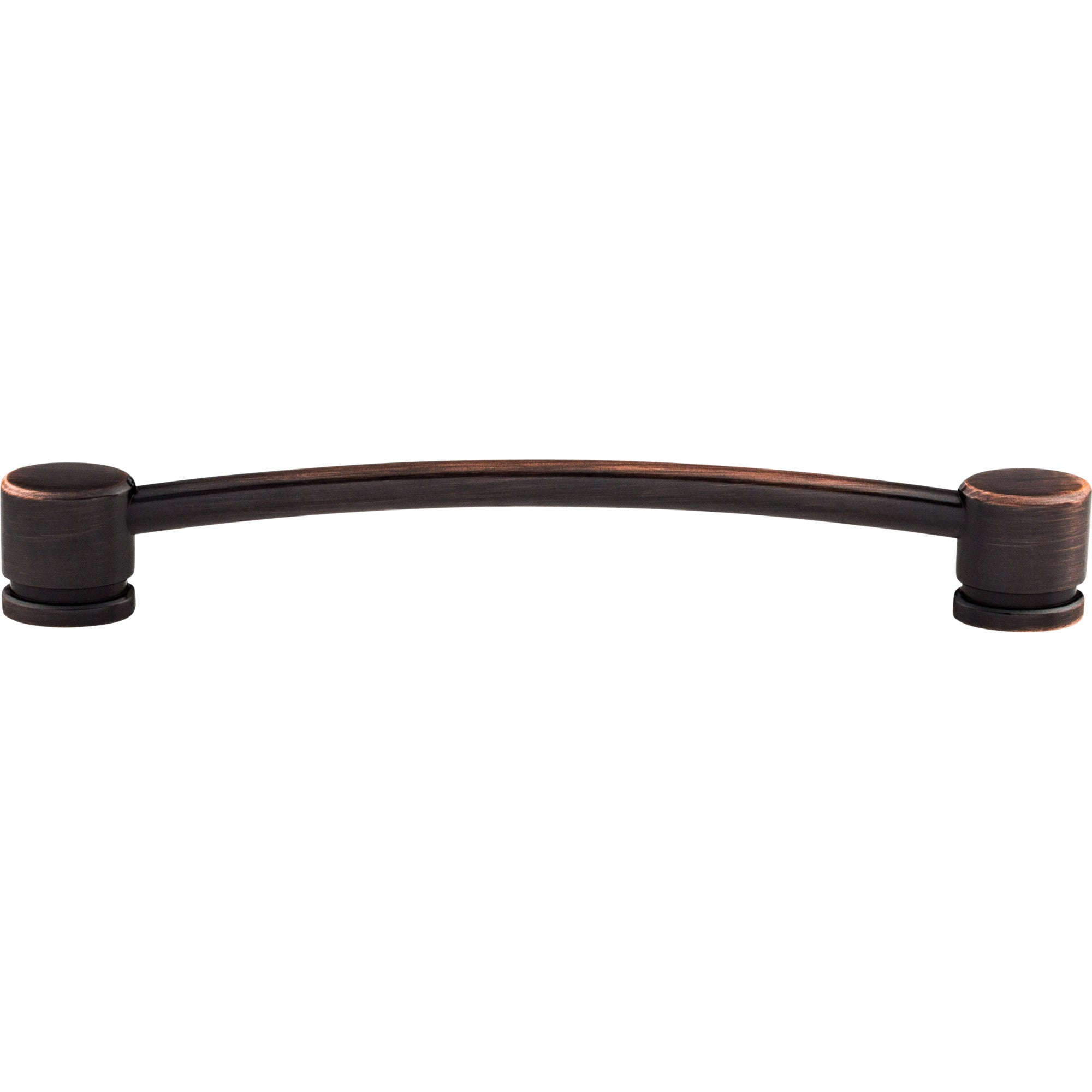 Oval Thin 7" Center to Center Bar Pull - Tuscan Bronze
