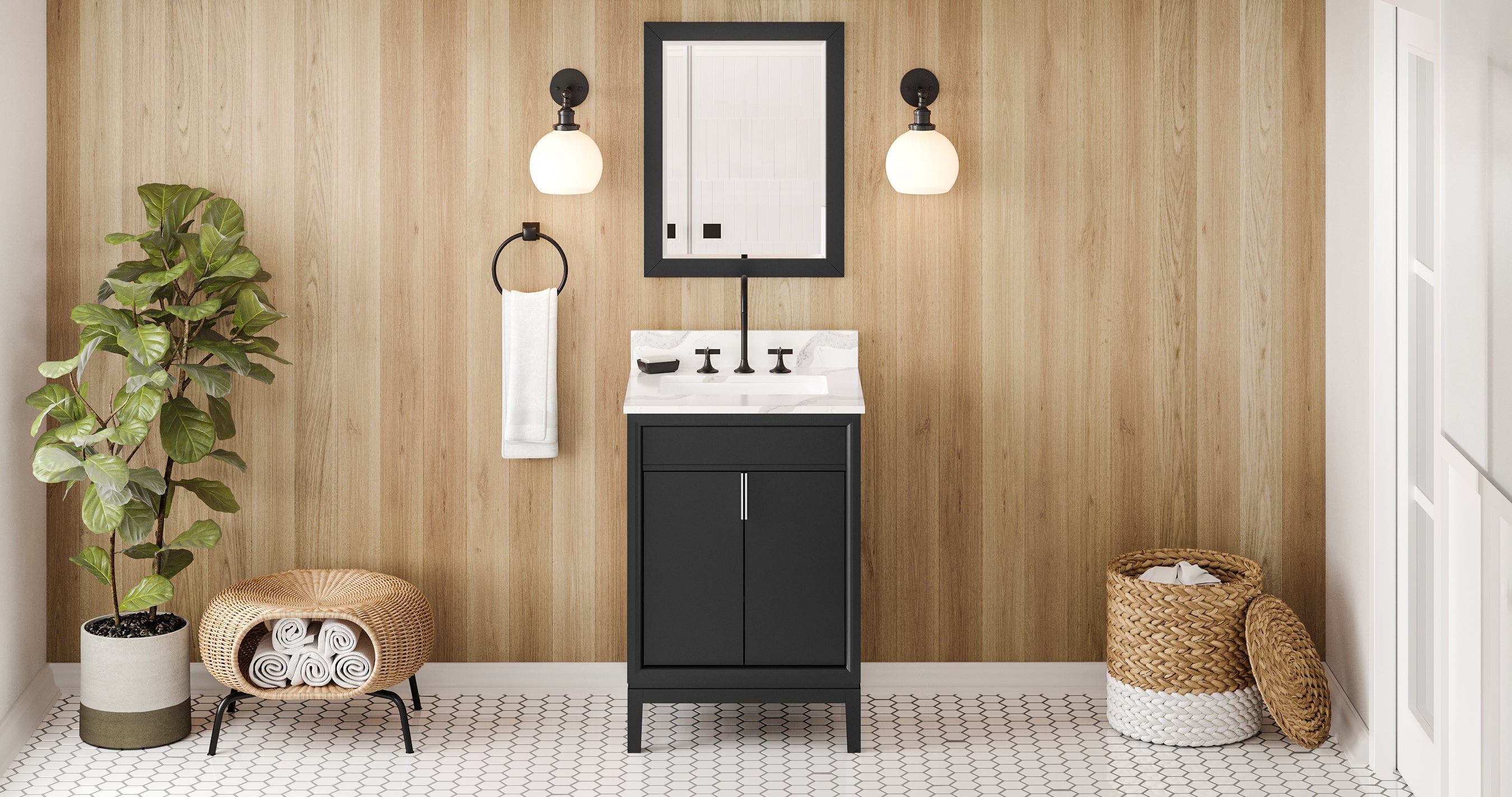 24" Theodora Vanity – Black