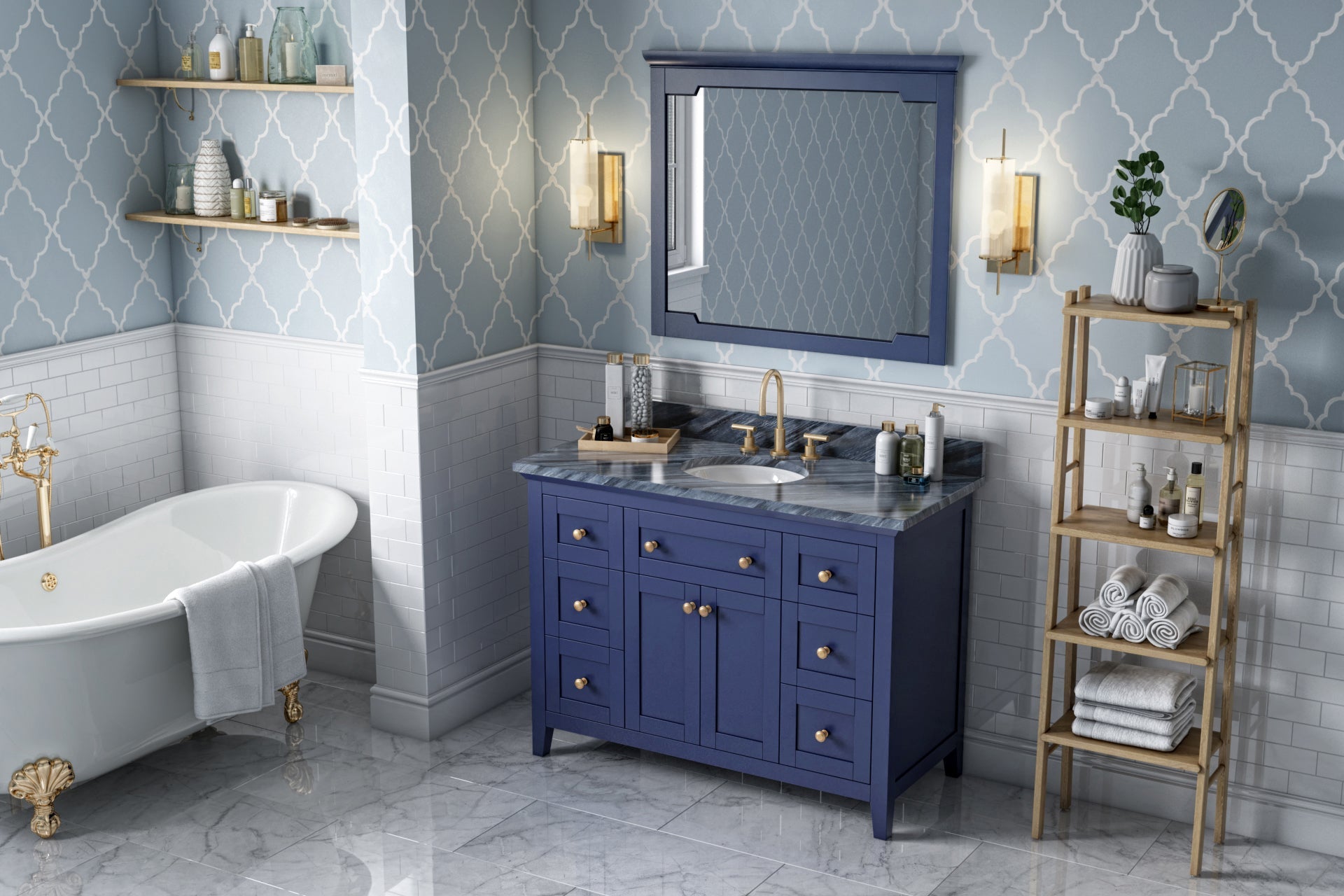 48" Chatham Vanity – Hale Blue