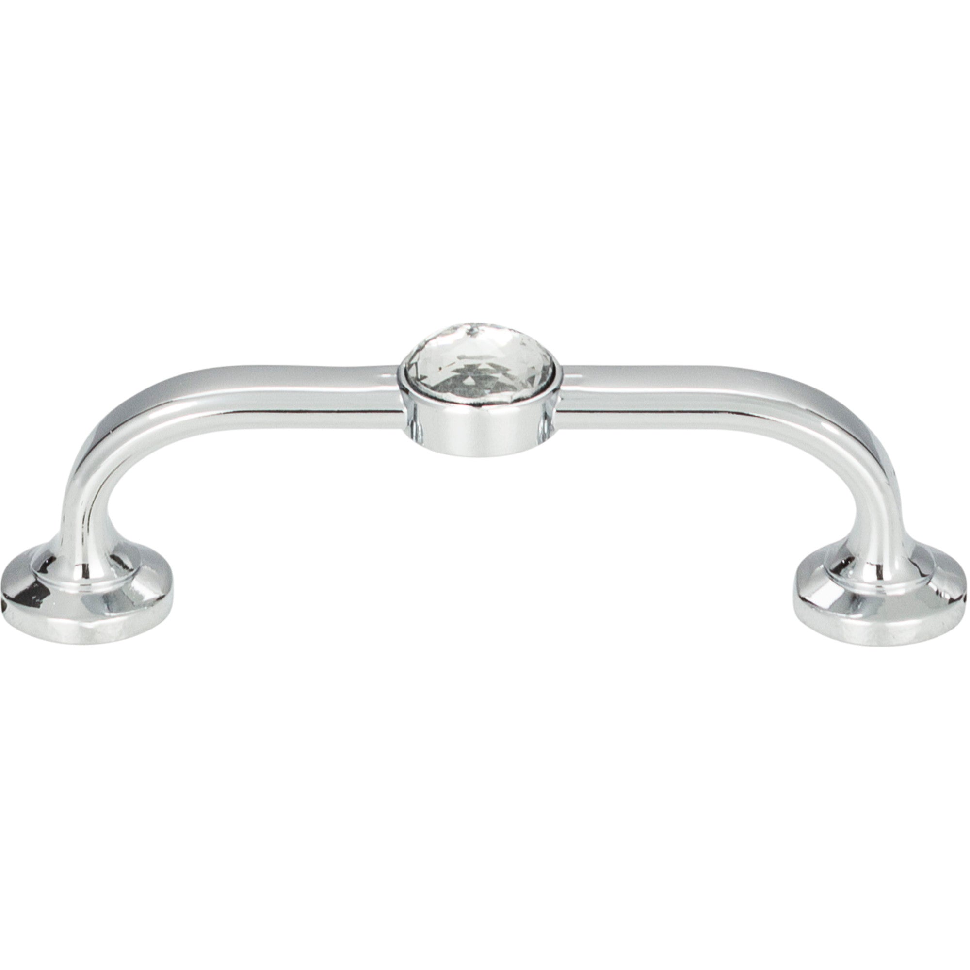 Legacy Crystal Bar Pull - Polished Chrome